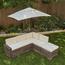 Kidkraft Outdoor Sectional Ottoman and Umbrella Set-baby-nursery-furniture-chairsandtables-image-3