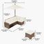 Kidkraft Outdoor Sectional Ottoman and Umbrella Set-baby-nursery-furniture-chairsandtables-image-6