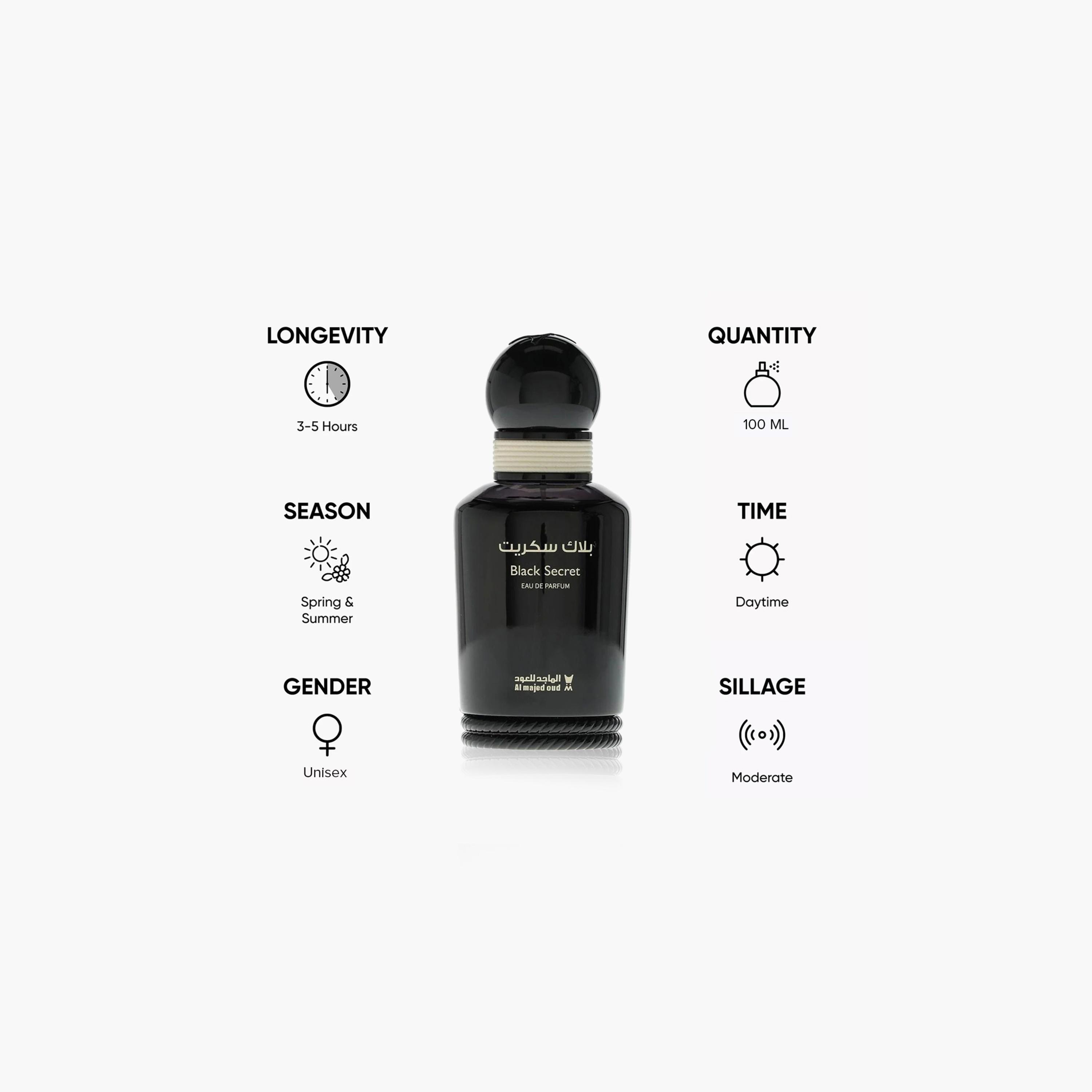 Al Majed For Oud Black Secret Classic Eau de Parfum - 100 ml-beautyandpersonalcare-fragrance-unisex-image-4