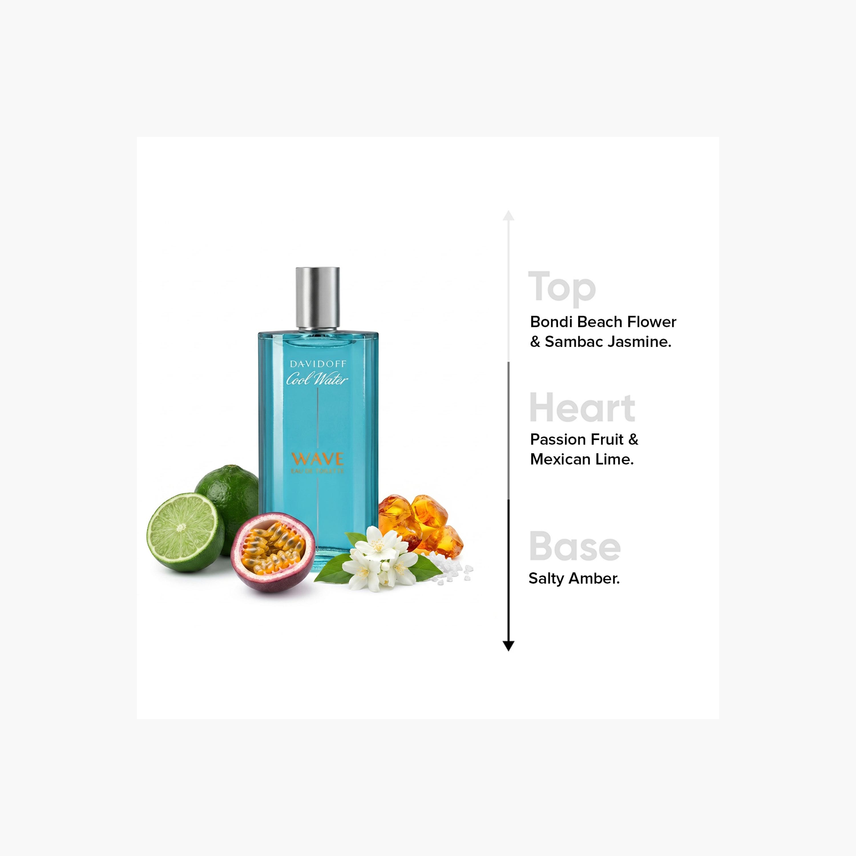 Davidoff Cool Water Wave Eau de Toilette Spray for Men - 125 ml-beautyandpersonalcare-fragrance-men-image-2