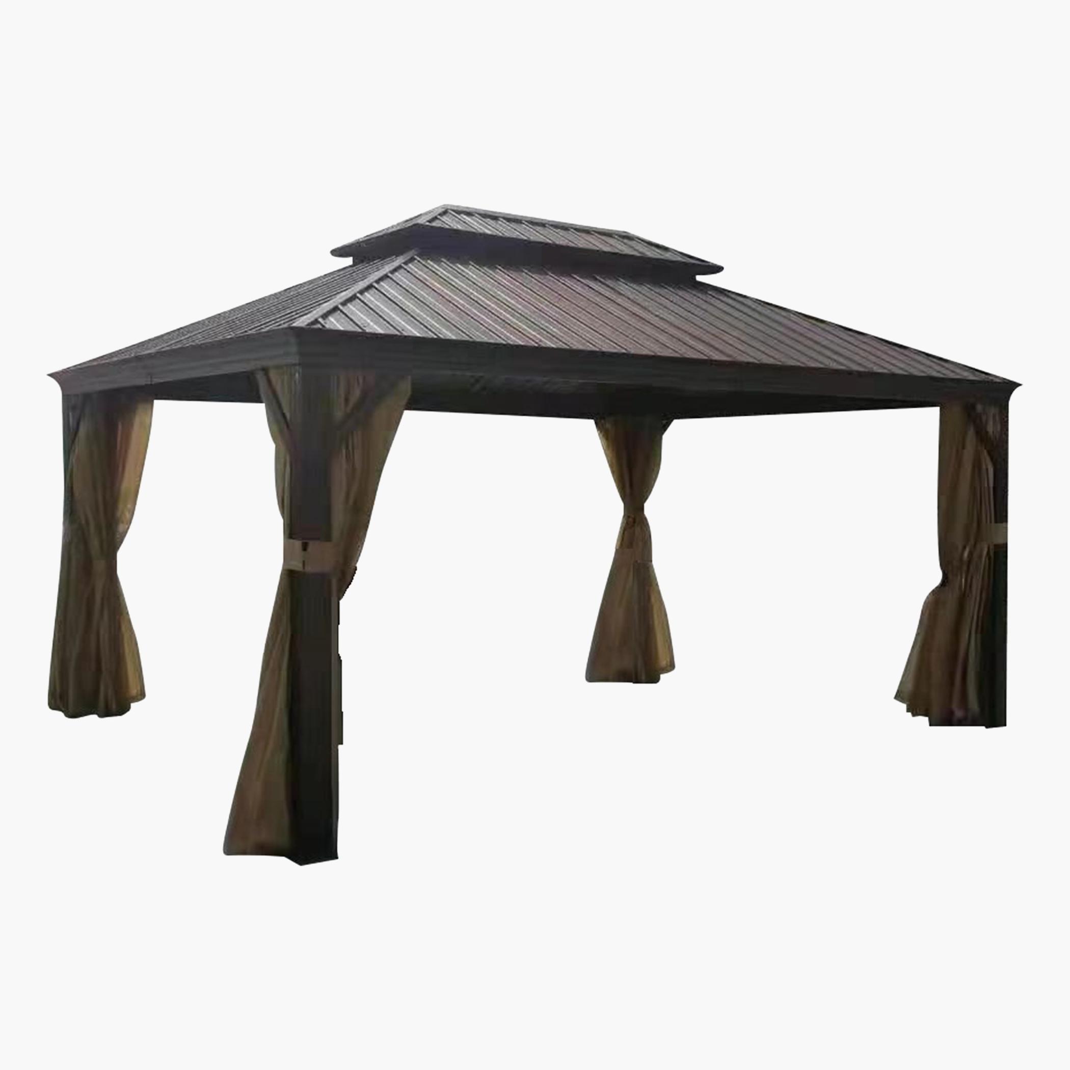 Oasis Casual Aluminium Double Top Gazebo