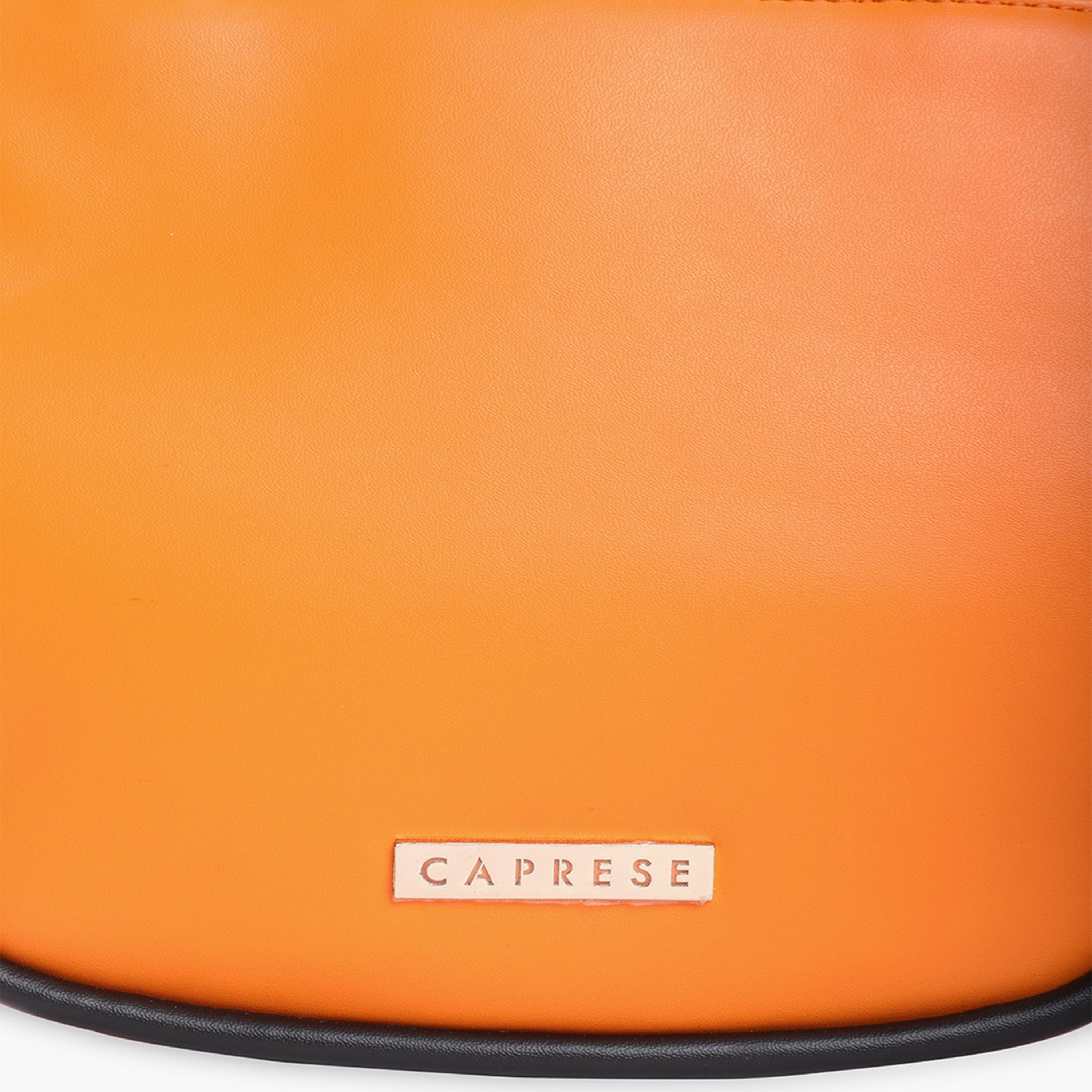 Buy Caprese Gracie Color Block Double Handle Satchel Bag with Zipper ...