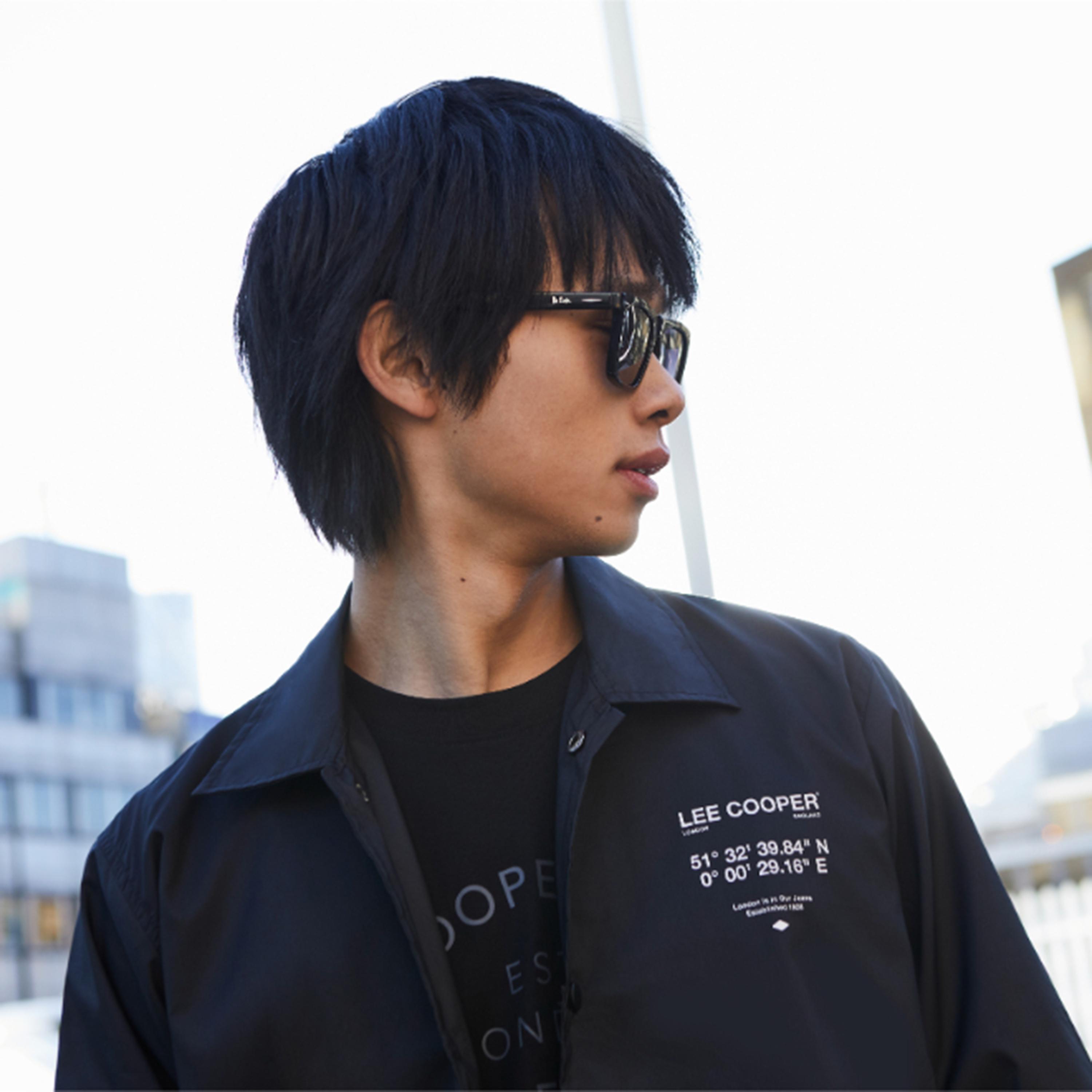 لي كوبر- نظارة شمسية مستقطبة 50 مم رمادية بإطار وايفارير - LC1021C01-men-sunglasses-image-6