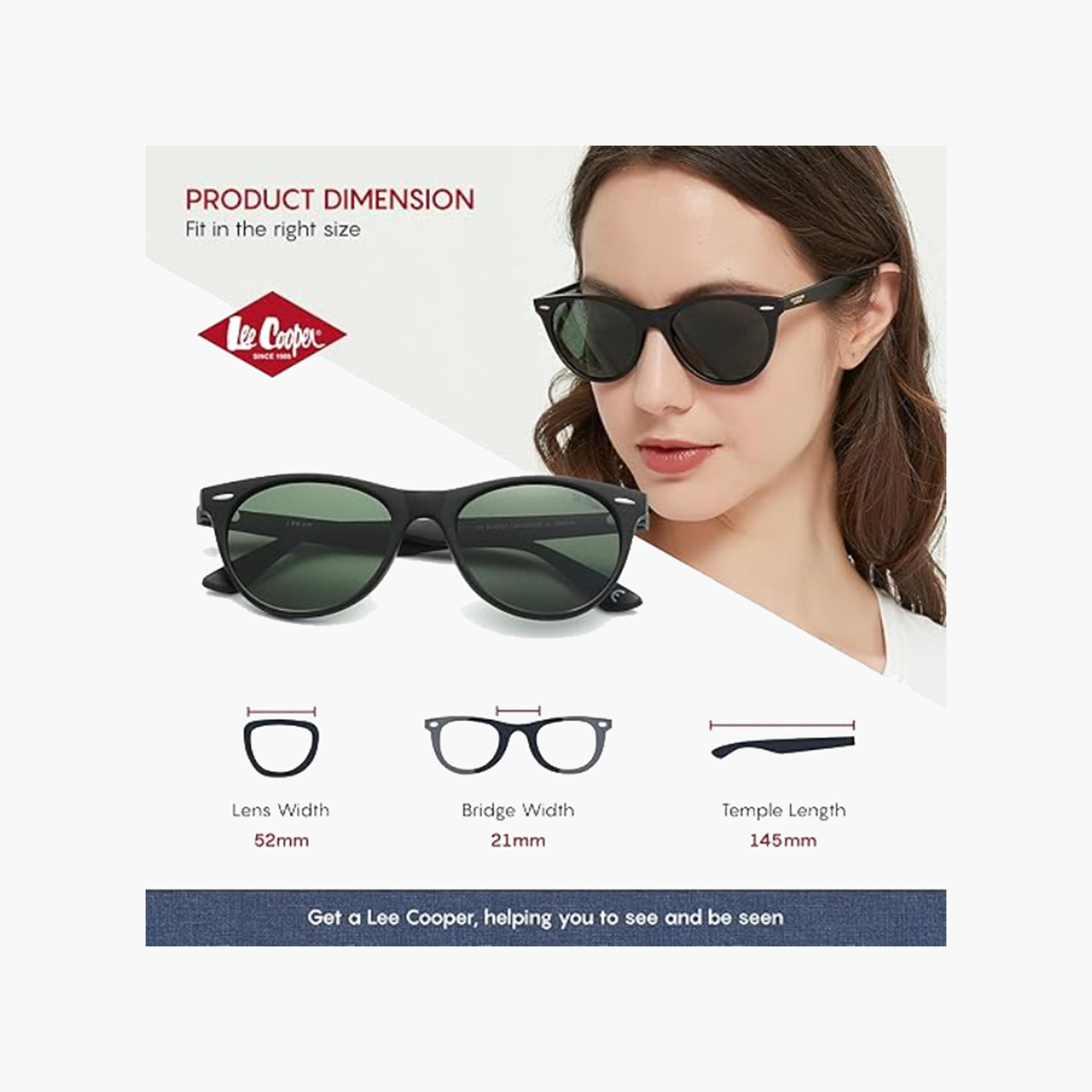 لي كوبر- نظارة شمسية مستقطبة 52 مم خضراء دائرية وبيضاوية - LC1002C03-men-sunglasses-image-2