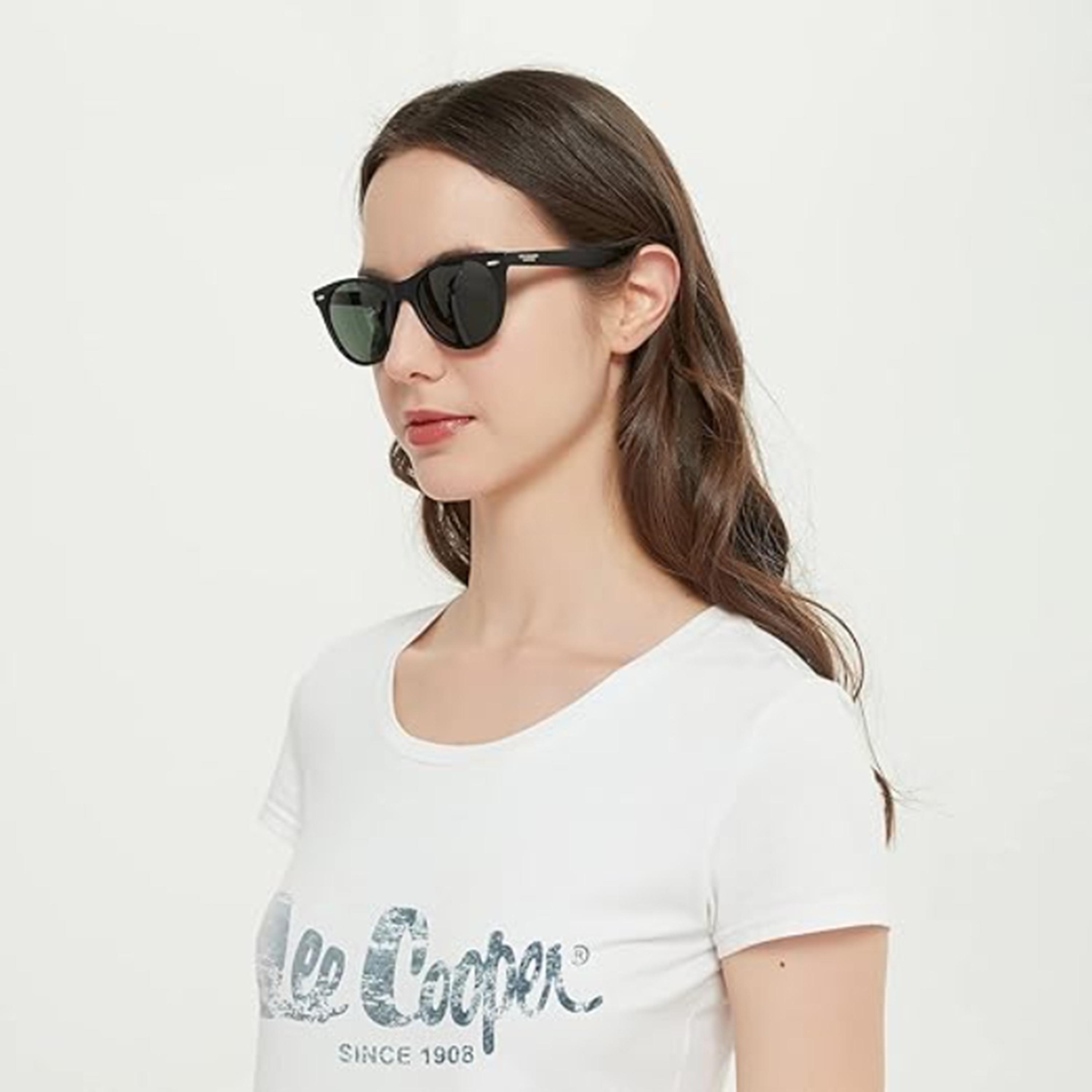 لي كوبر- نظارة شمسية مستقطبة 52 مم خضراء دائرية وبيضاوية - LC1002C03-men-sunglasses-image-4