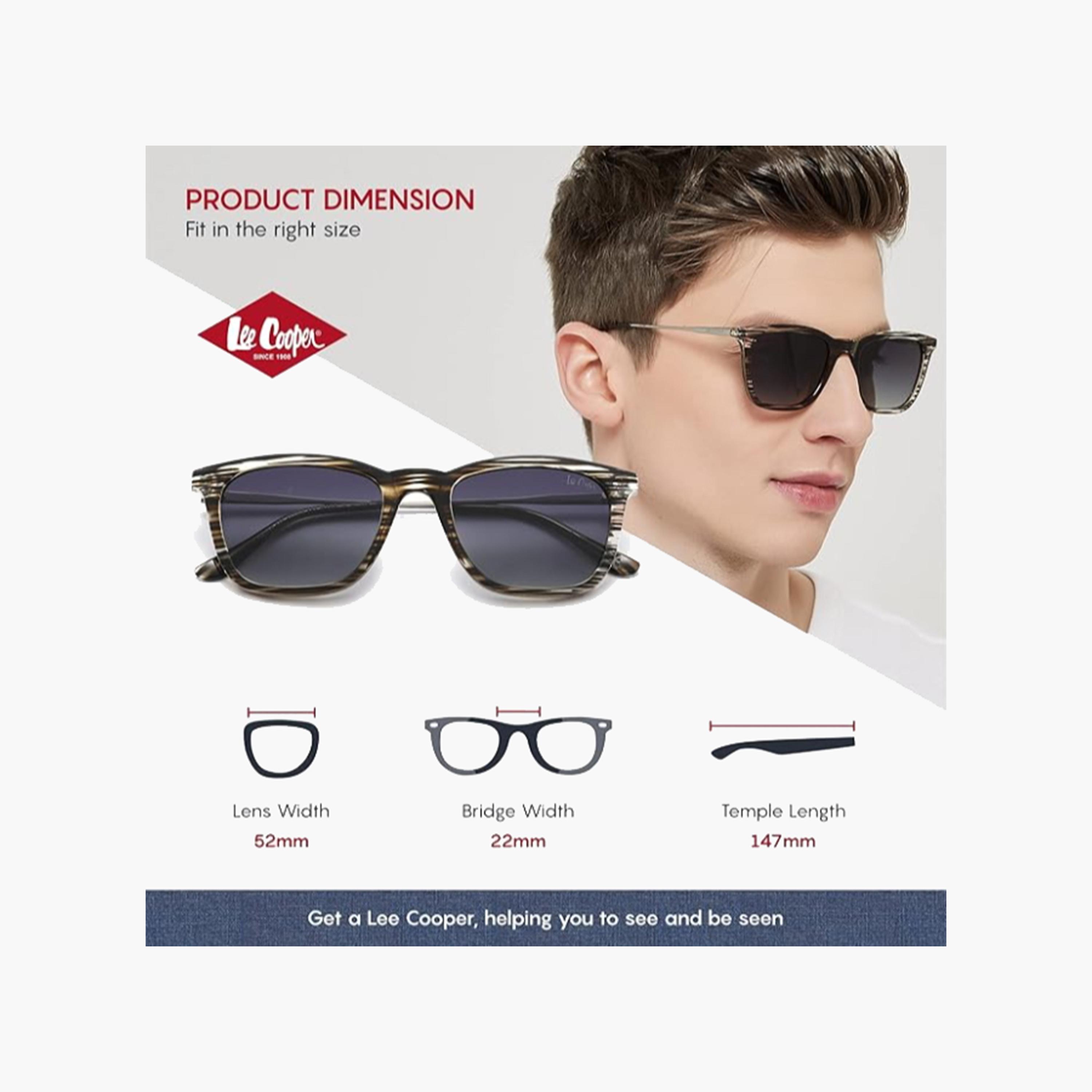 لي كوبر- نظارة شمسية مستقطبة 52 مم رمادية بإطار وايفارير - LC1003C01-men-sunglasses-image-2