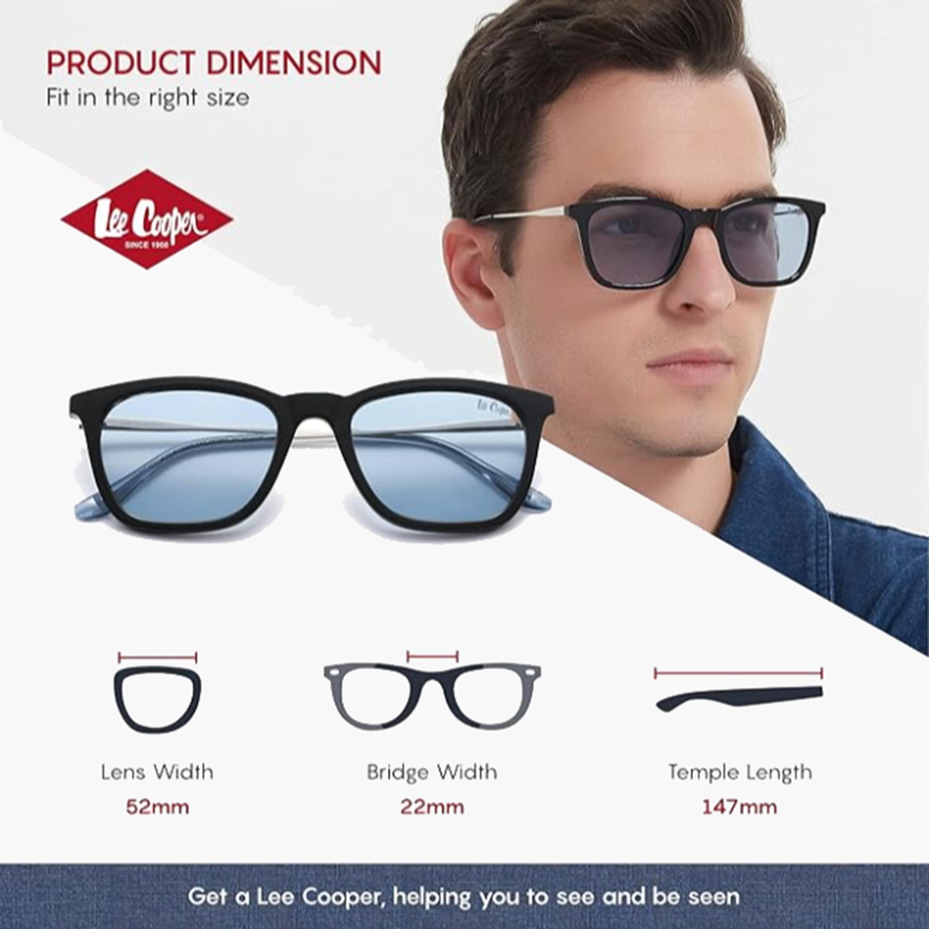 Lee Cooper Polarized 52 MM Blue Wayfarer Style Sunglasses LC1003C02-men-sunglasses-image-2