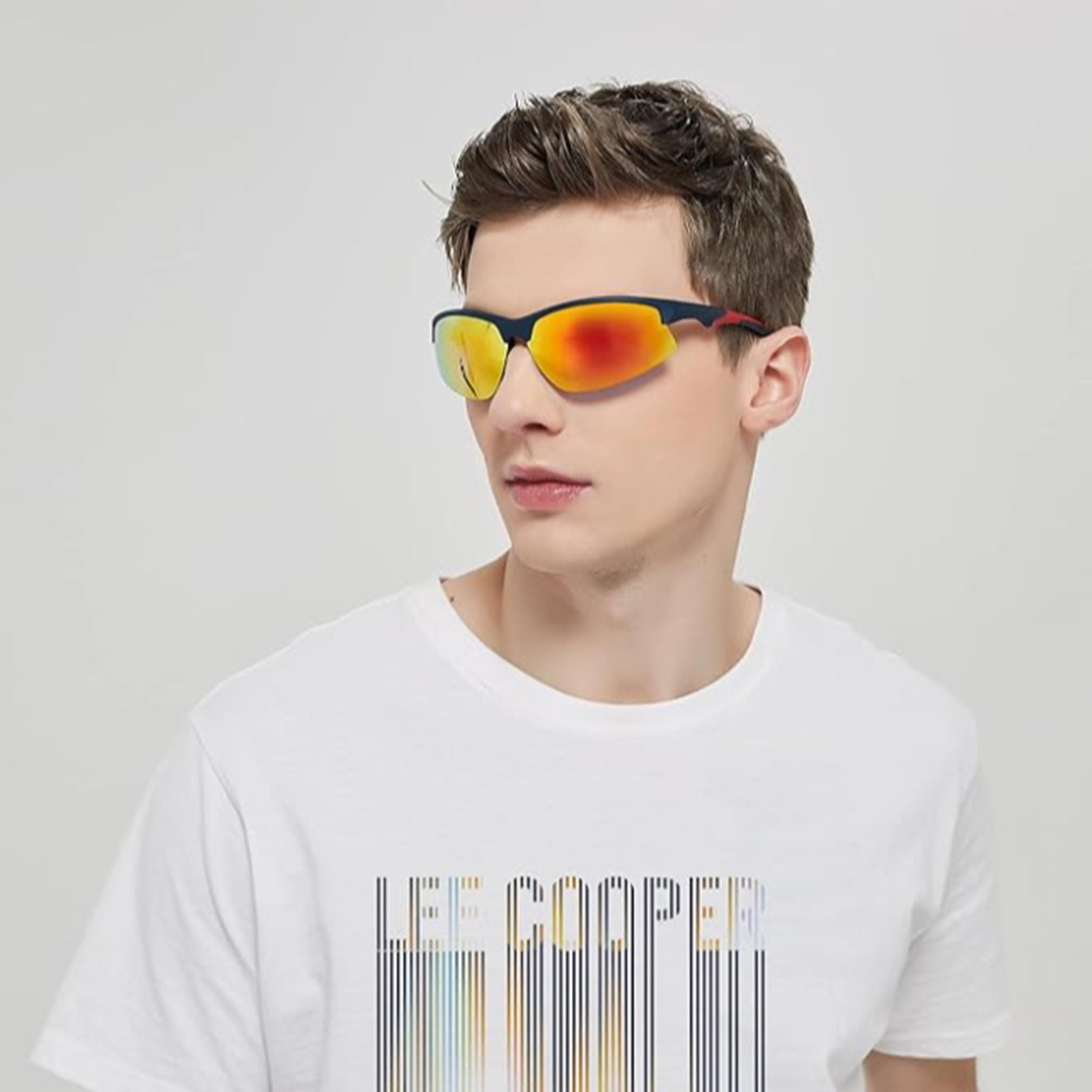 لي كوبر- نظارة شمسية رياضية مستقطبة 73 مم حمراء - LC1009C02-men-sunglasses-image-4