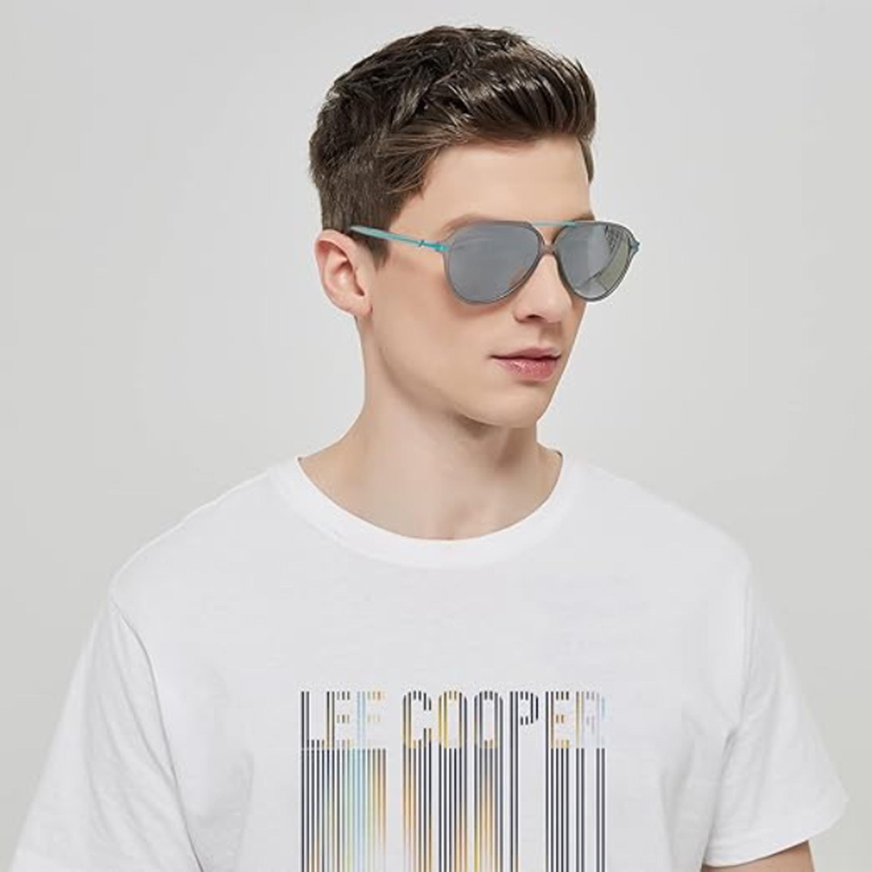 Lee Cooper Polarized 57 MM Black Aviator Sunglasses LC1013C02-men-sunglasses-image-5
