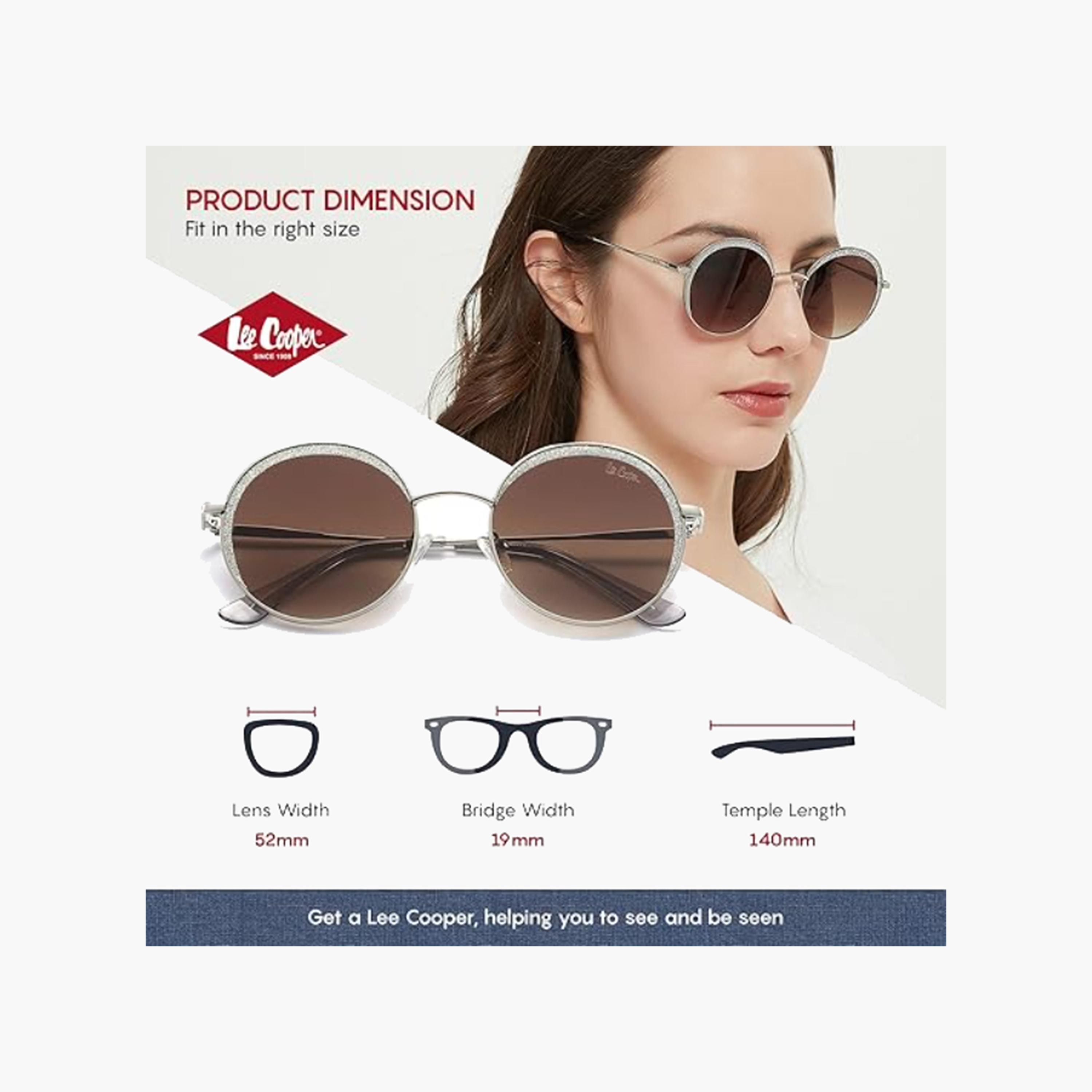 Lee Cooper Polarized 52 MM Brown Round & Oval Sunglasses LC1014C02-women-sunglasses-image-2