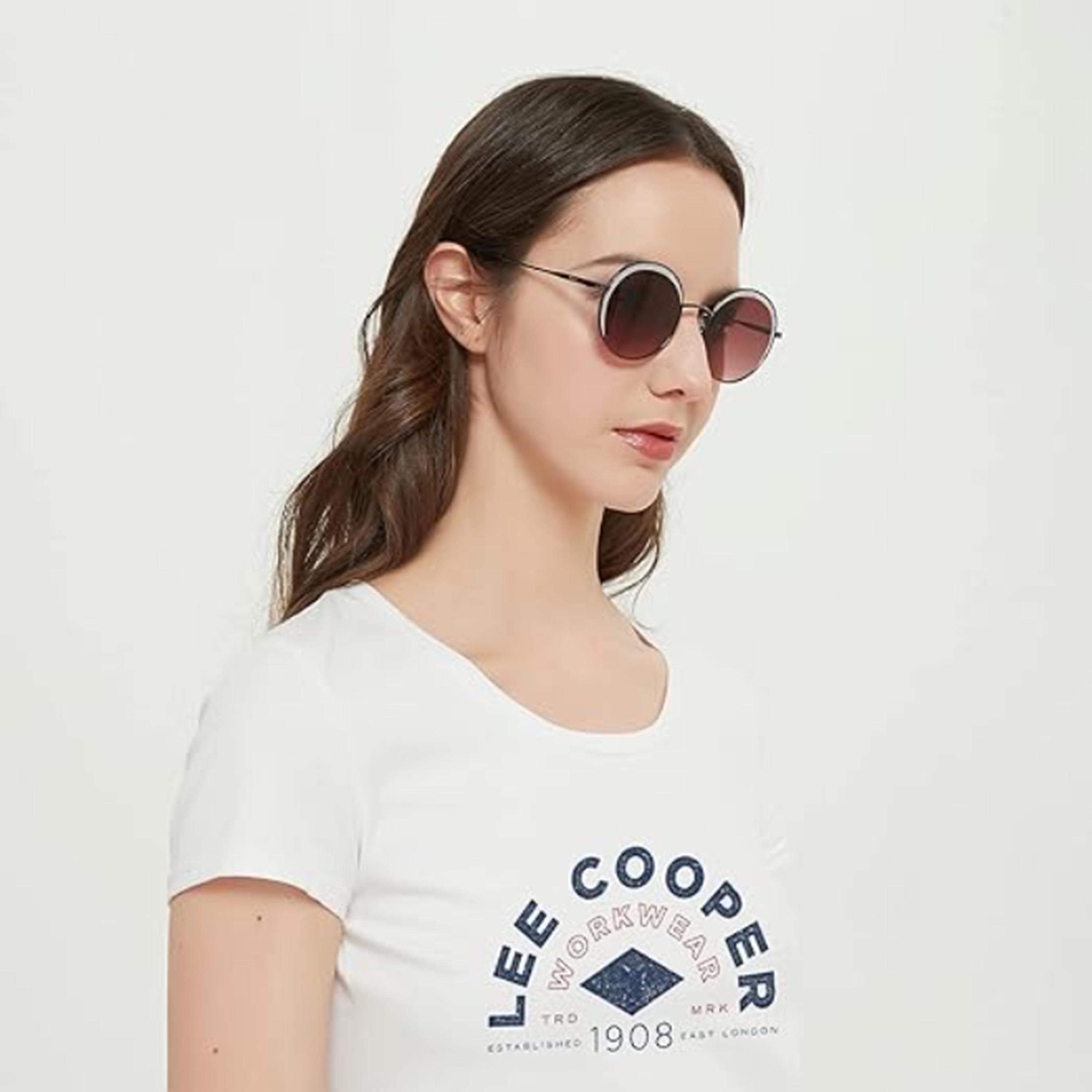 لي كوبر- نظارات شمسية وردية مستديرة وبيضاوية مقاس 52 مم - LC1014C03-women-sunglasses-image-5
