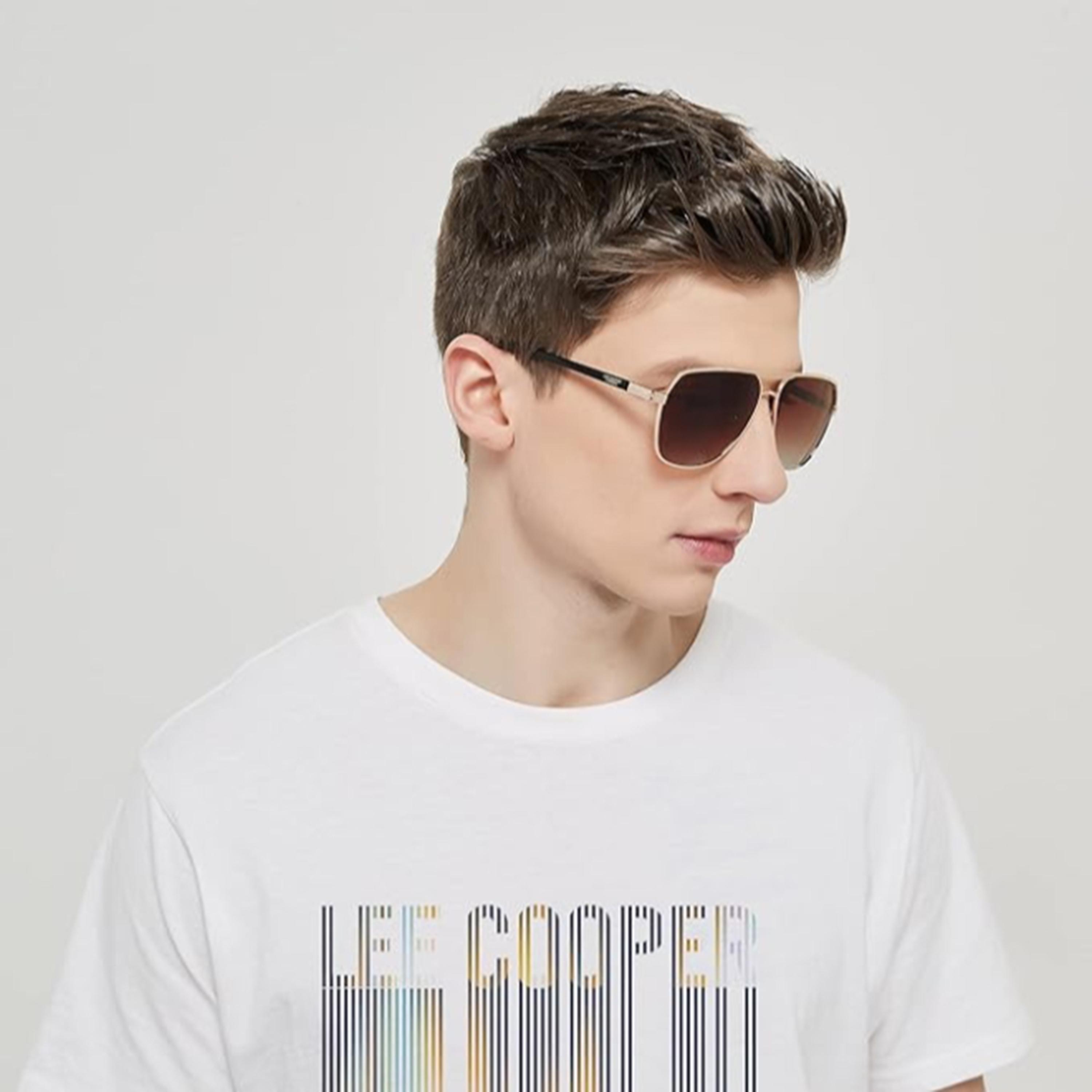 Lee Cooper Polarized 60 MM Brown Wayfarer Style Sunglasses LC1016C02-men-sunglasses-image-5