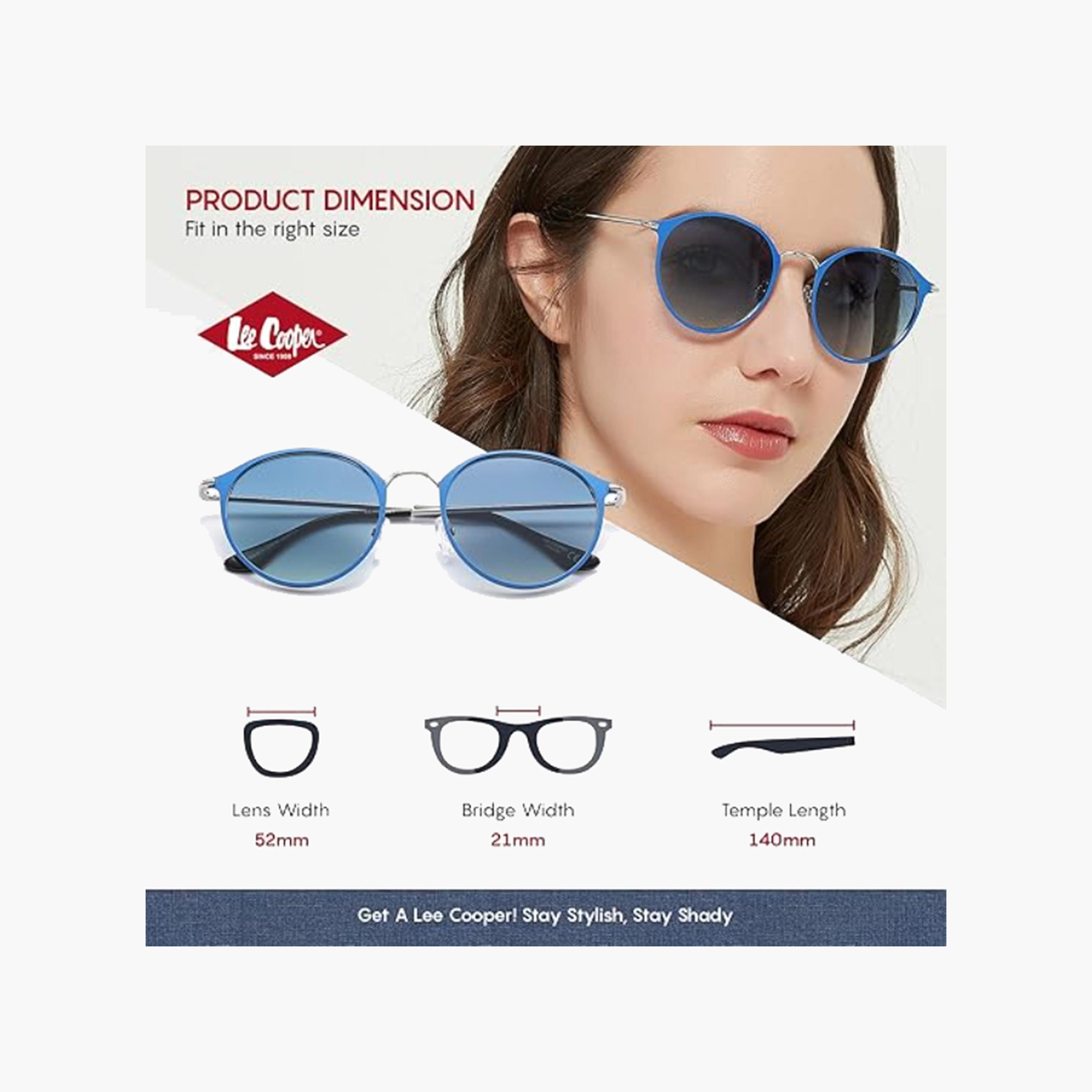لي كوبر- نظارات شمسية مستقطبة 52 مم لون ازرق دائري وبيضاوي - LC1025C01-women-sunglasses-image-2