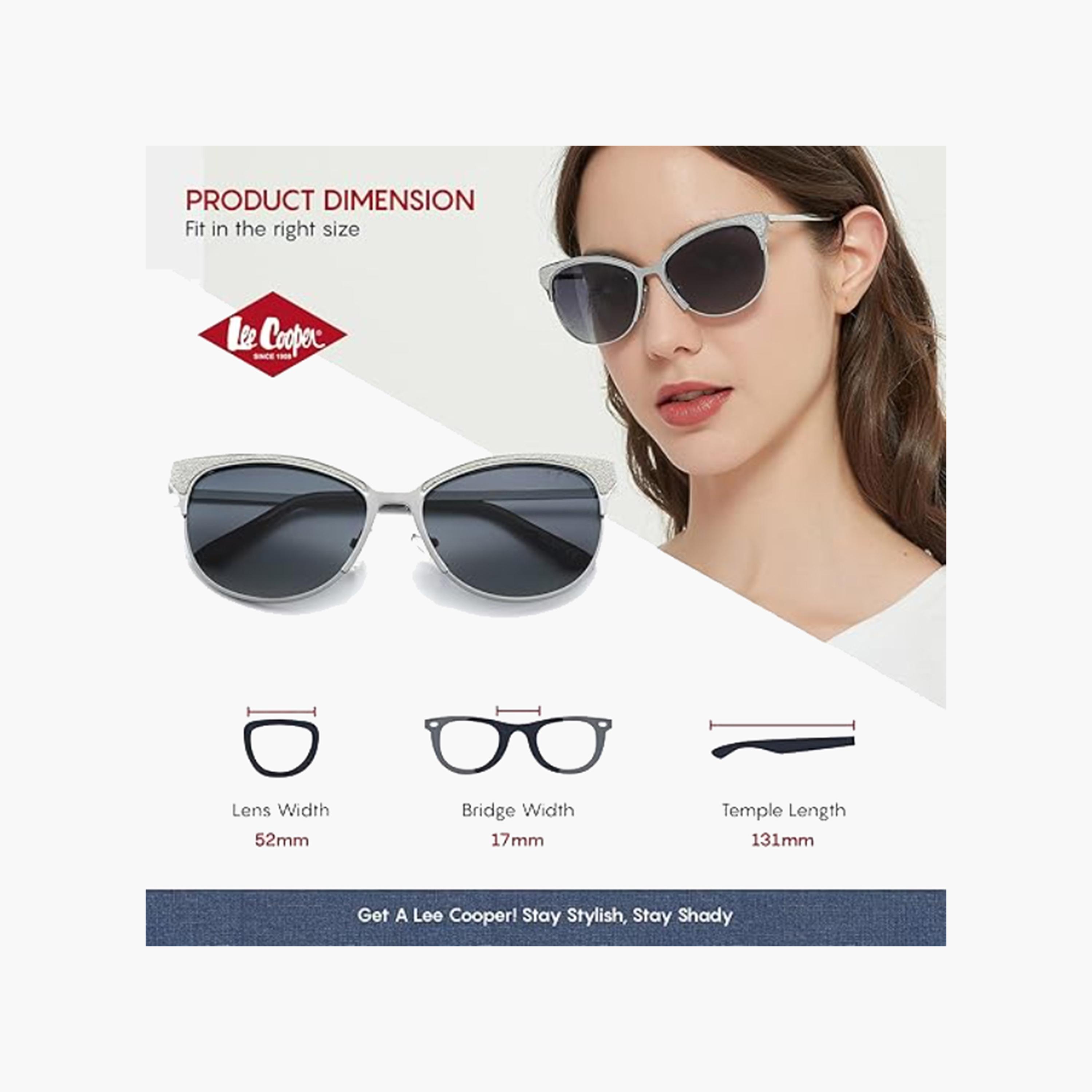 لي كوبر- نظارات شمسية مستقطبة 52 مم لون رمادي عين القطة - LC1031C01-women-sunglasses-image-2