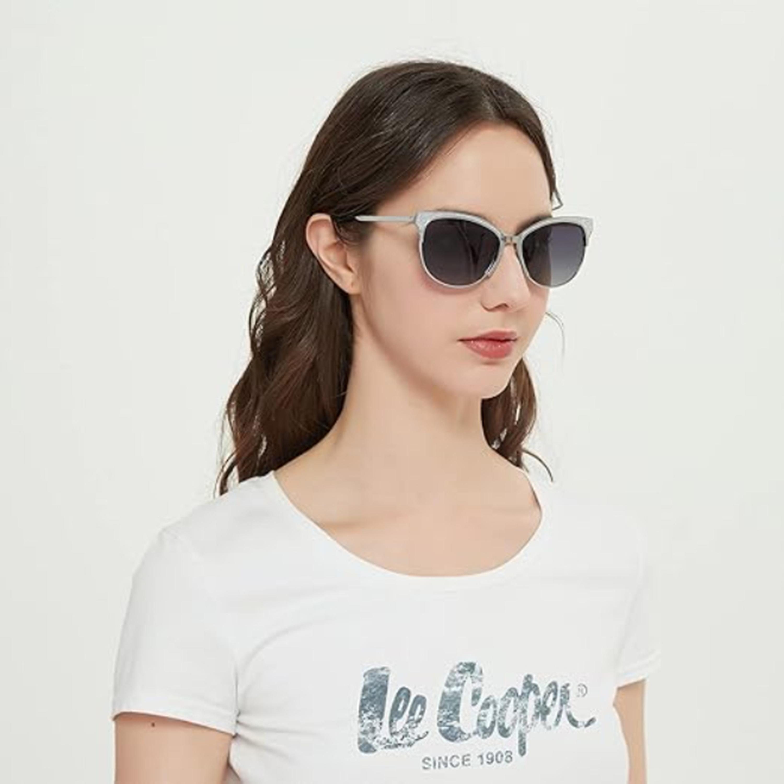 لي كوبر- نظارات شمسية مستقطبة 52 مم لون رمادي عين القطة - LC1031C01-women-sunglasses-image-4