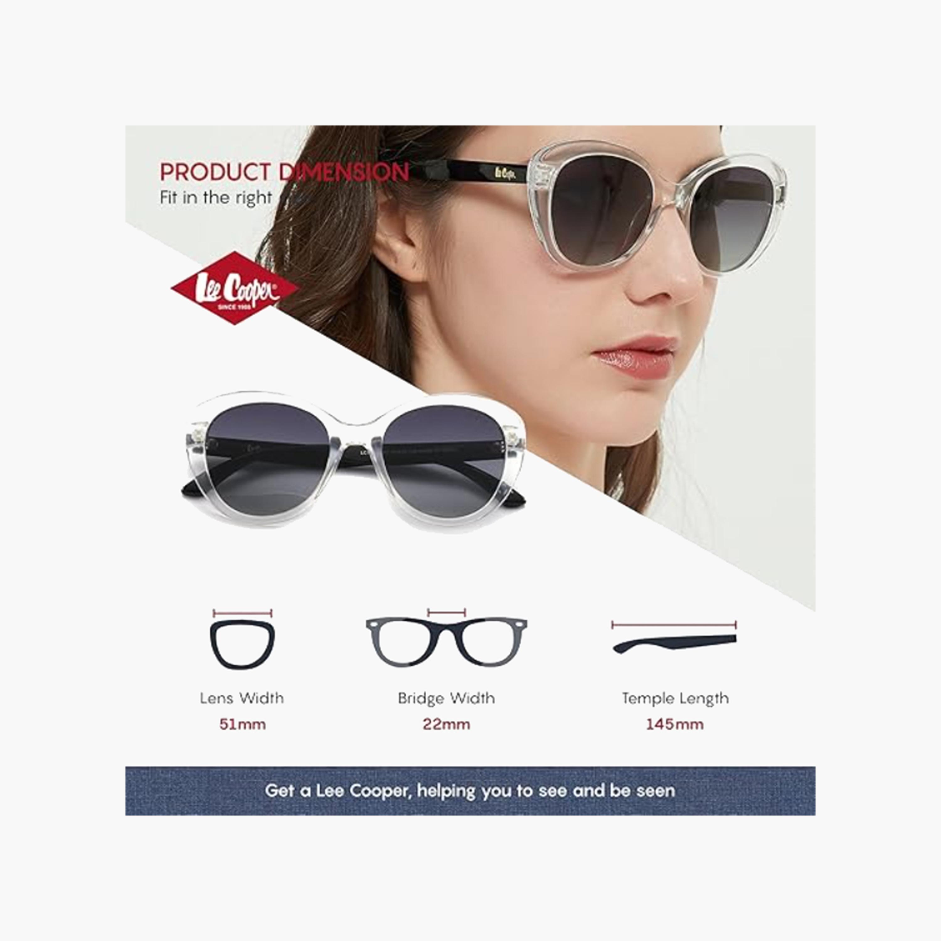 Lee Cooper Polarized 51 MM Grey Cat Eye Sunglasses LC1007C02-women-sunglasses-image-2
