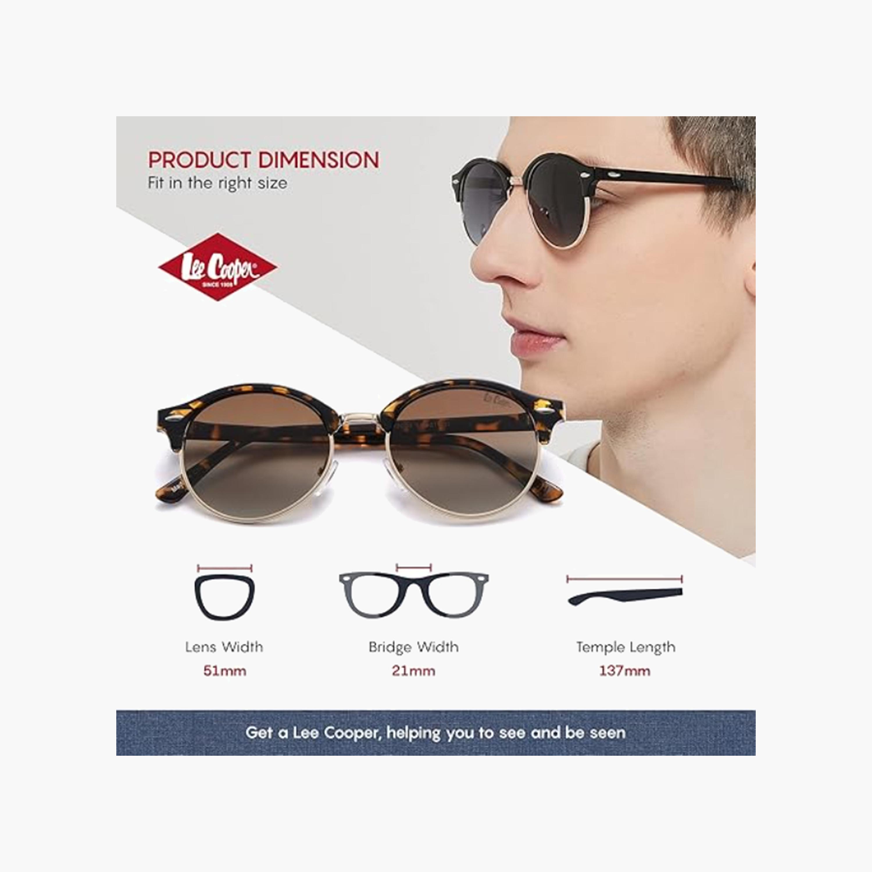 لي كوبر- نظارة شمسية مستقطبة 51 مم بنية مستديرة وبيضاوية - LC1012C03-women-sunglasses-image-2