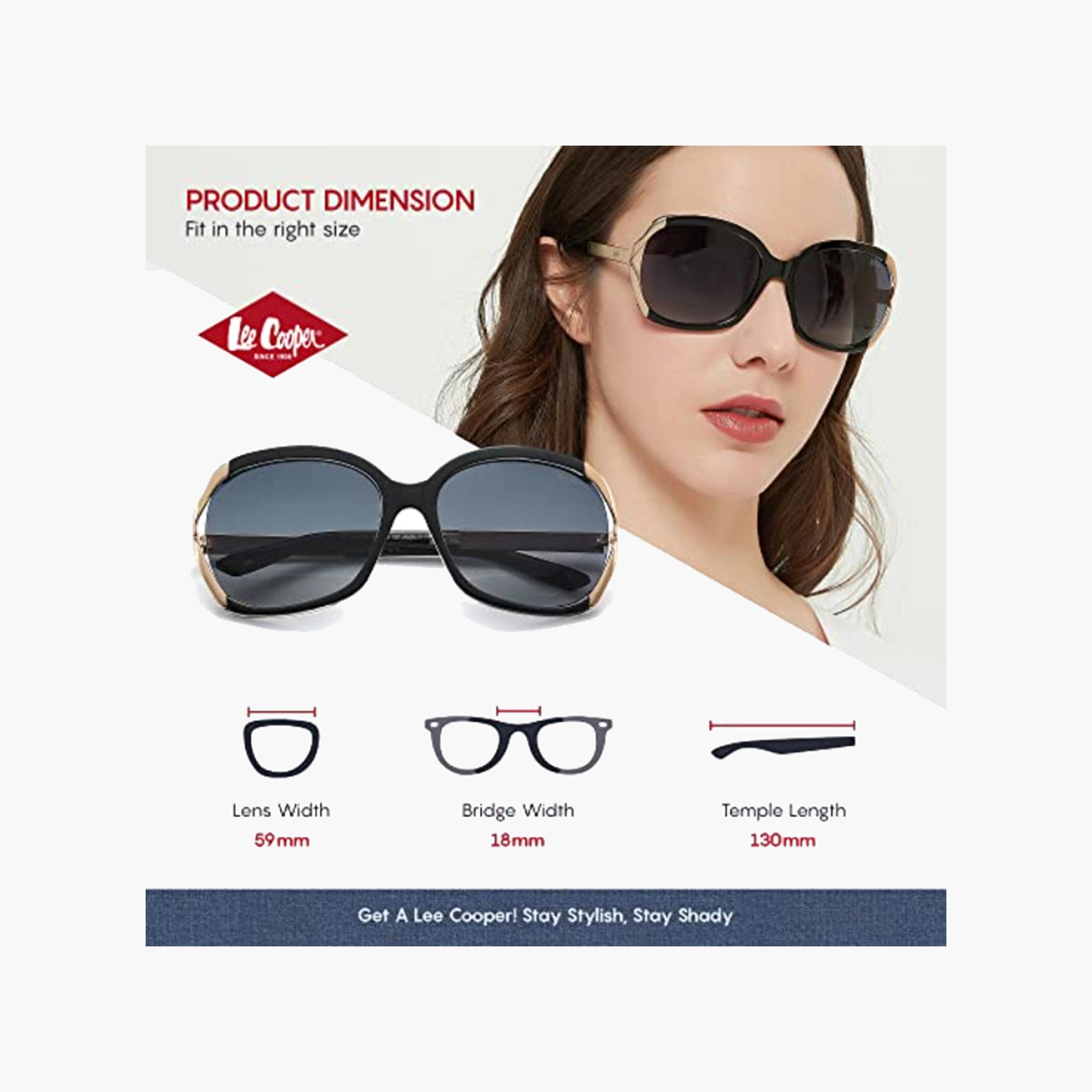 لي كوبر- نظارة شمسية مستقطبة 59 مم رمادية مستديرة وبيضاوية - LC1027C03-women-sunglasses-image-2