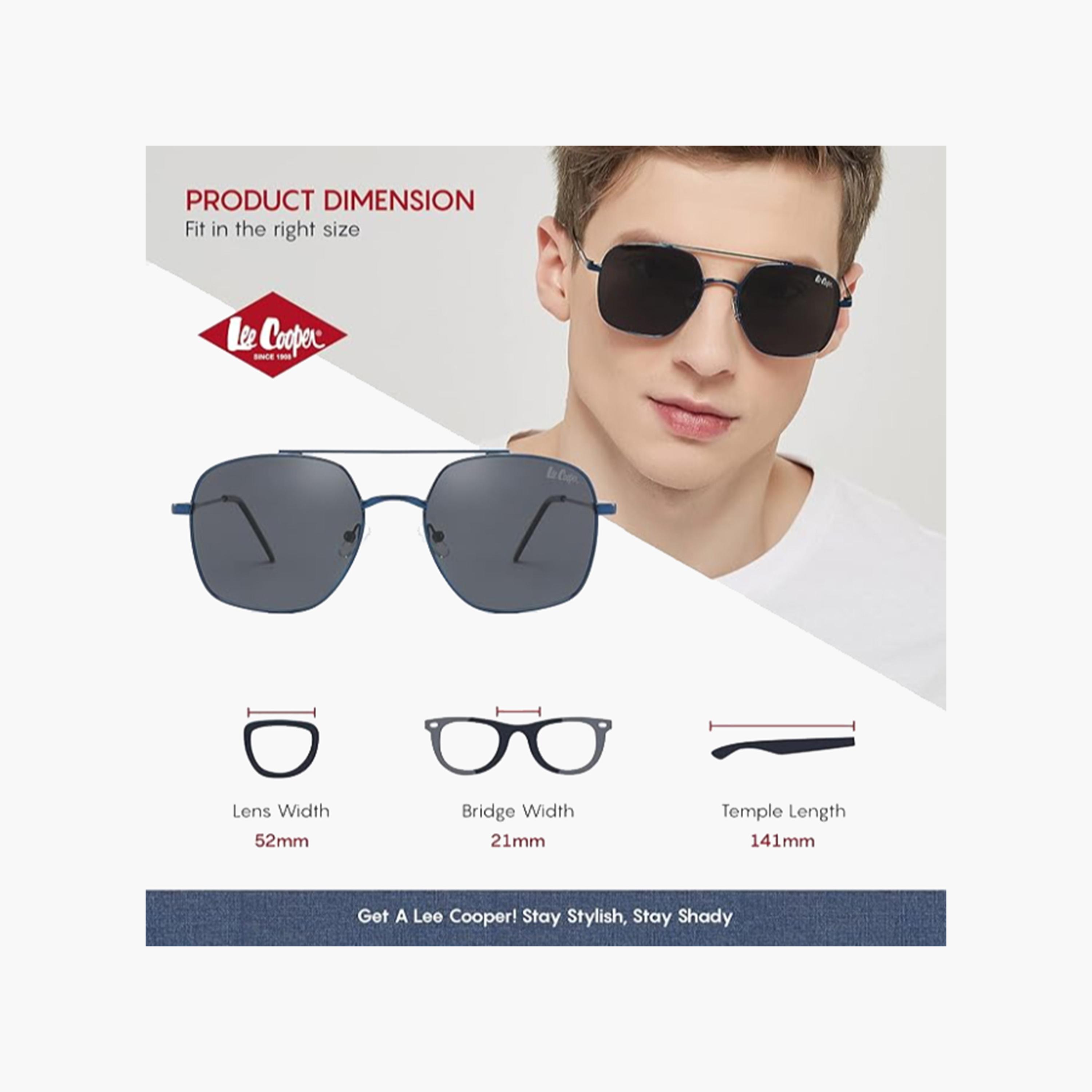 لي كوبر- نظارة شمسية مستقطبة 52 مم رمادية وايفارير ومربعة - LC1032C01-men-sunglasses-image-2