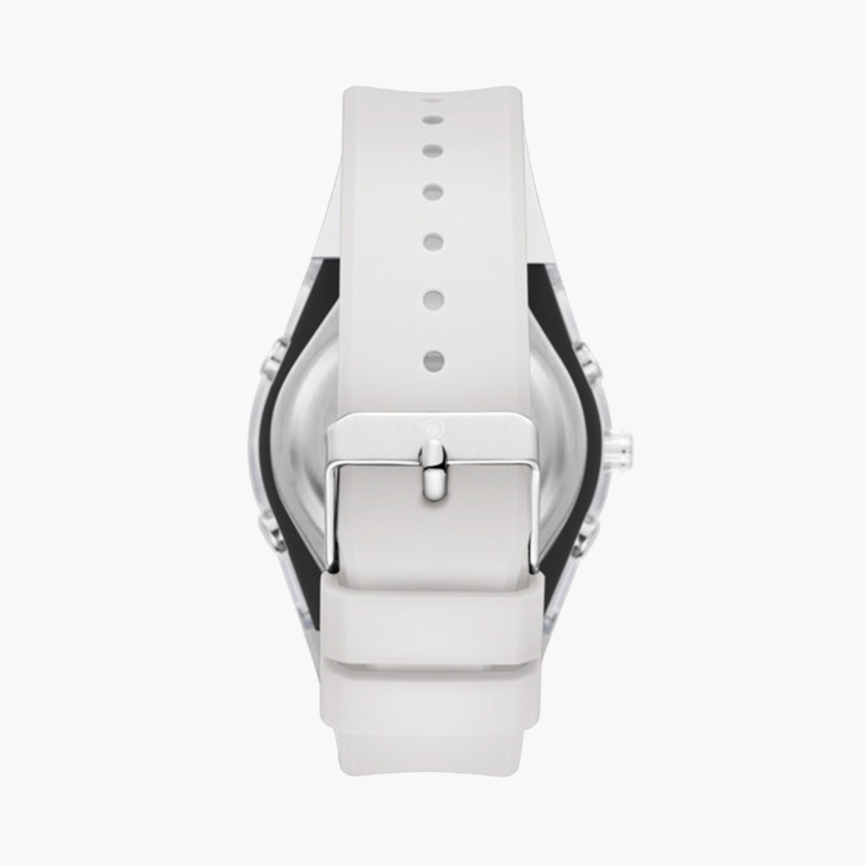 أسترو- ساعة أطفال تناظري-رقمي 44 ملم بيضاء بحزام سيليكون | A24801-PPWB-girls-accessories-watches-image-2