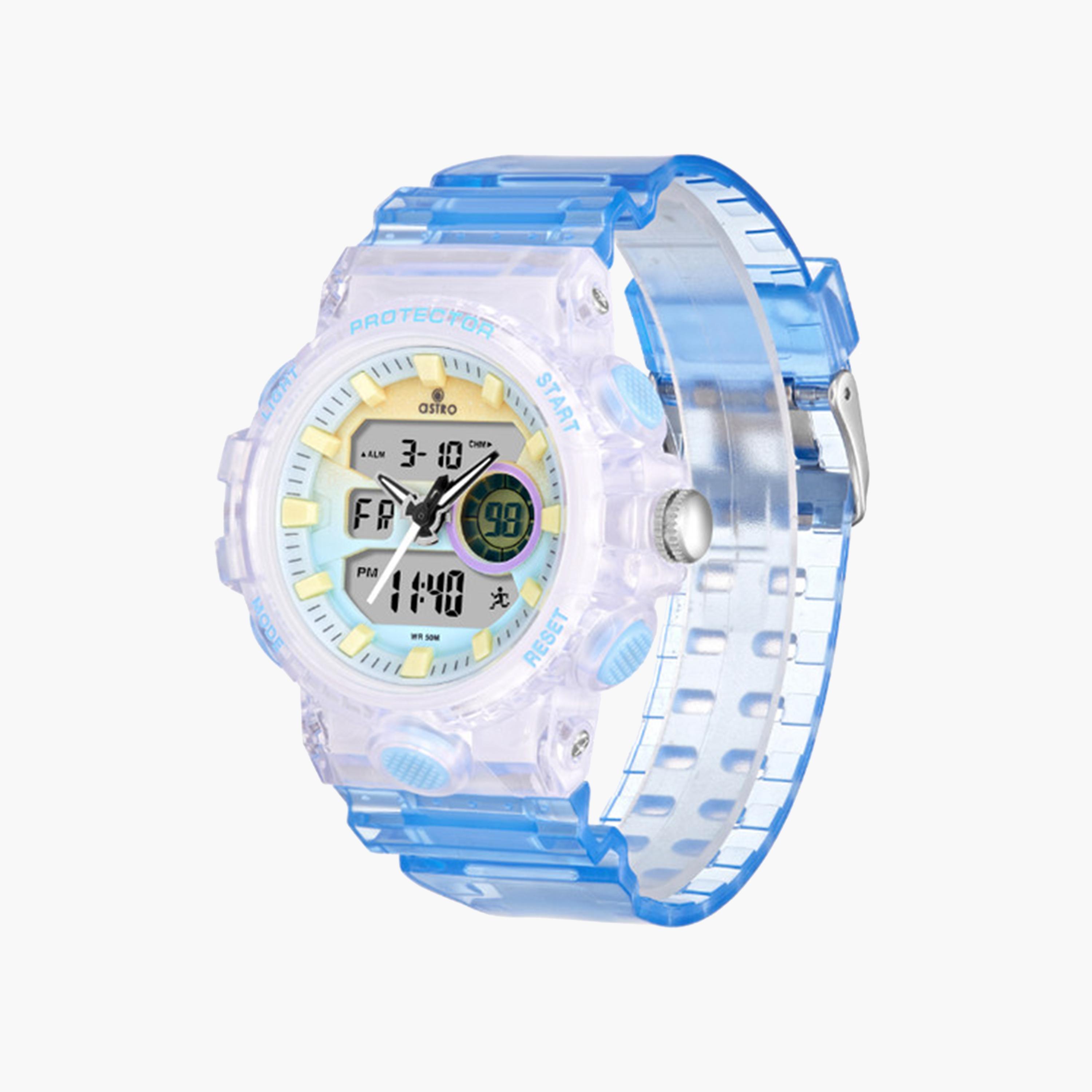 Astro Kids 47 MM Blue Analog-Digital Silicone Strap Watch | A24802-PPLL-girls-accessories-watches-image-3