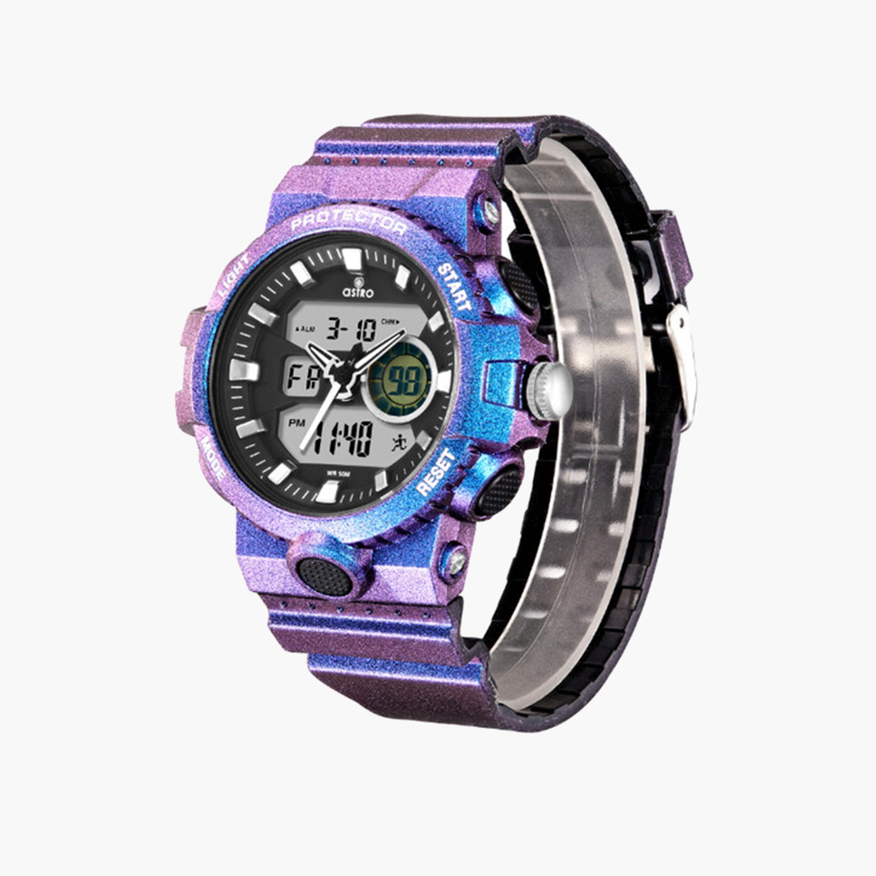 Astro Kids 47 MM Blue Analog-Digital Silicone Strap Watch | A24802-PPNN-girls-accessories-watches-image-3