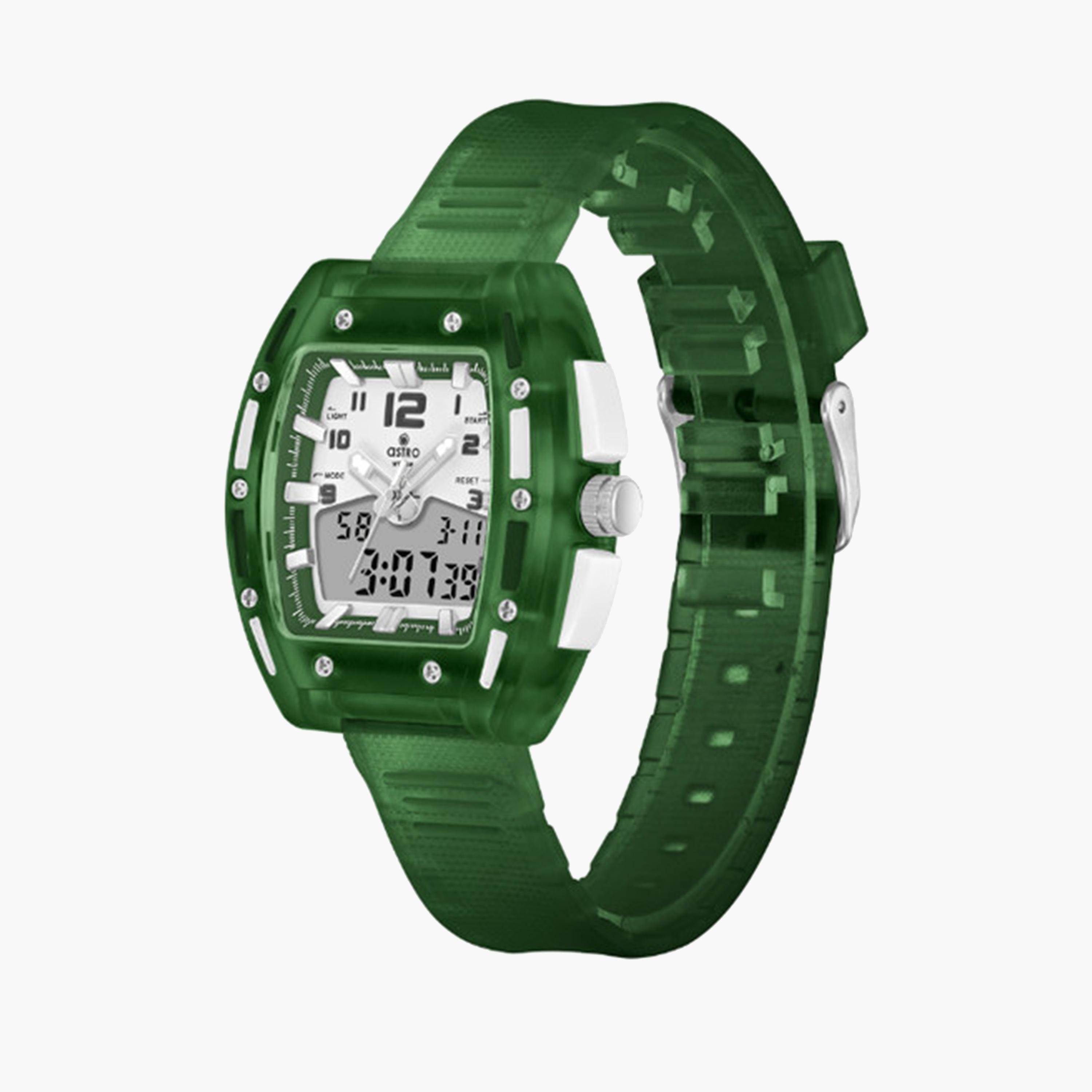 Astro Kids 43 MM Green Analog-Digital Silicone Strap Watch | A24803-PPGG-girls-accessories-watches-image-3