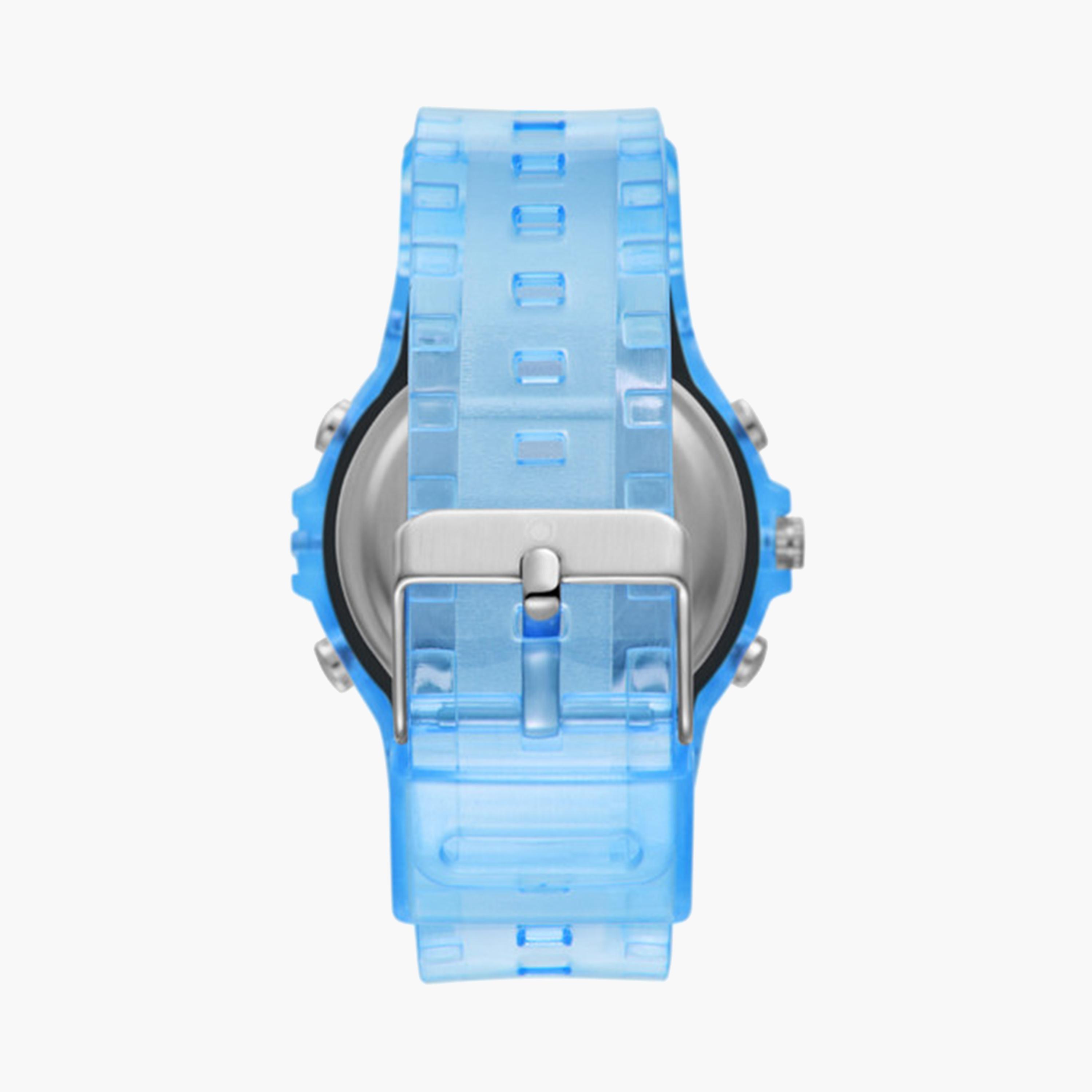 أسترو- ساعة أطفال تناظري-رقمي 43 ملم زرقاء بحزام سيليكون | A24805-PPLL-girls-accessories-watches-image-2