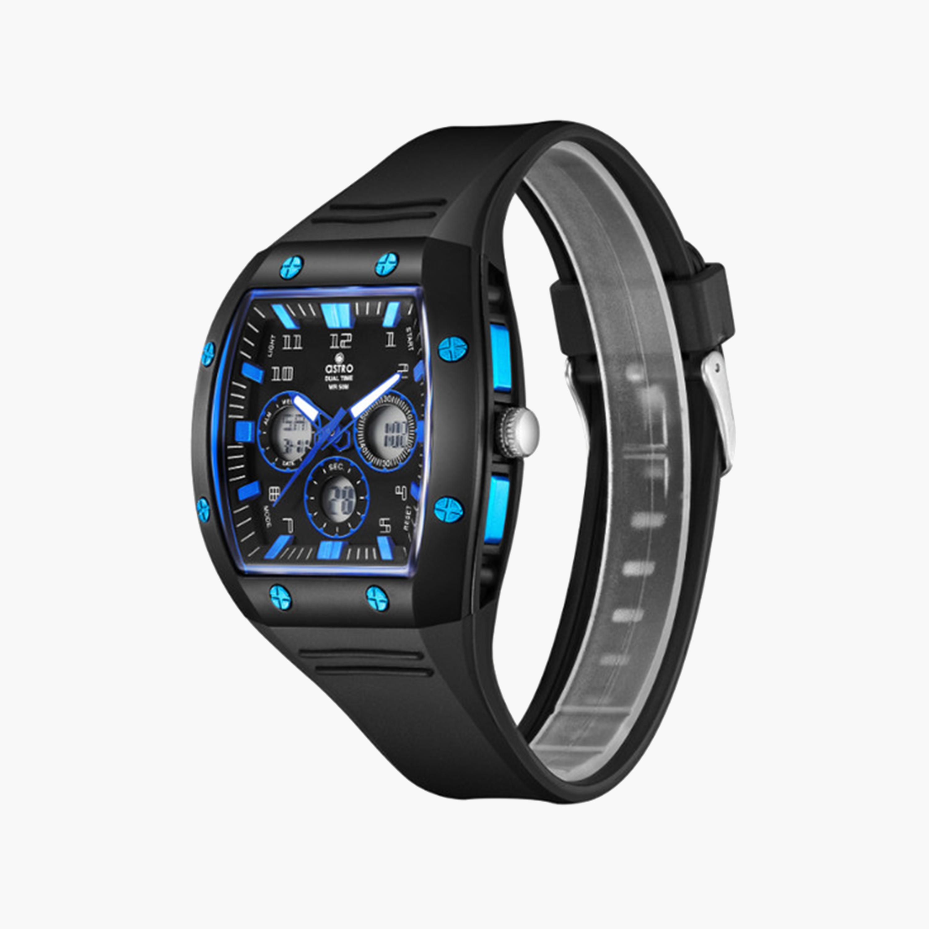 Astro Kids 47 MM Black Analog-Digital Silicone Strap Watch | A24806-PPBBN-girls-accessories-watches-image-3