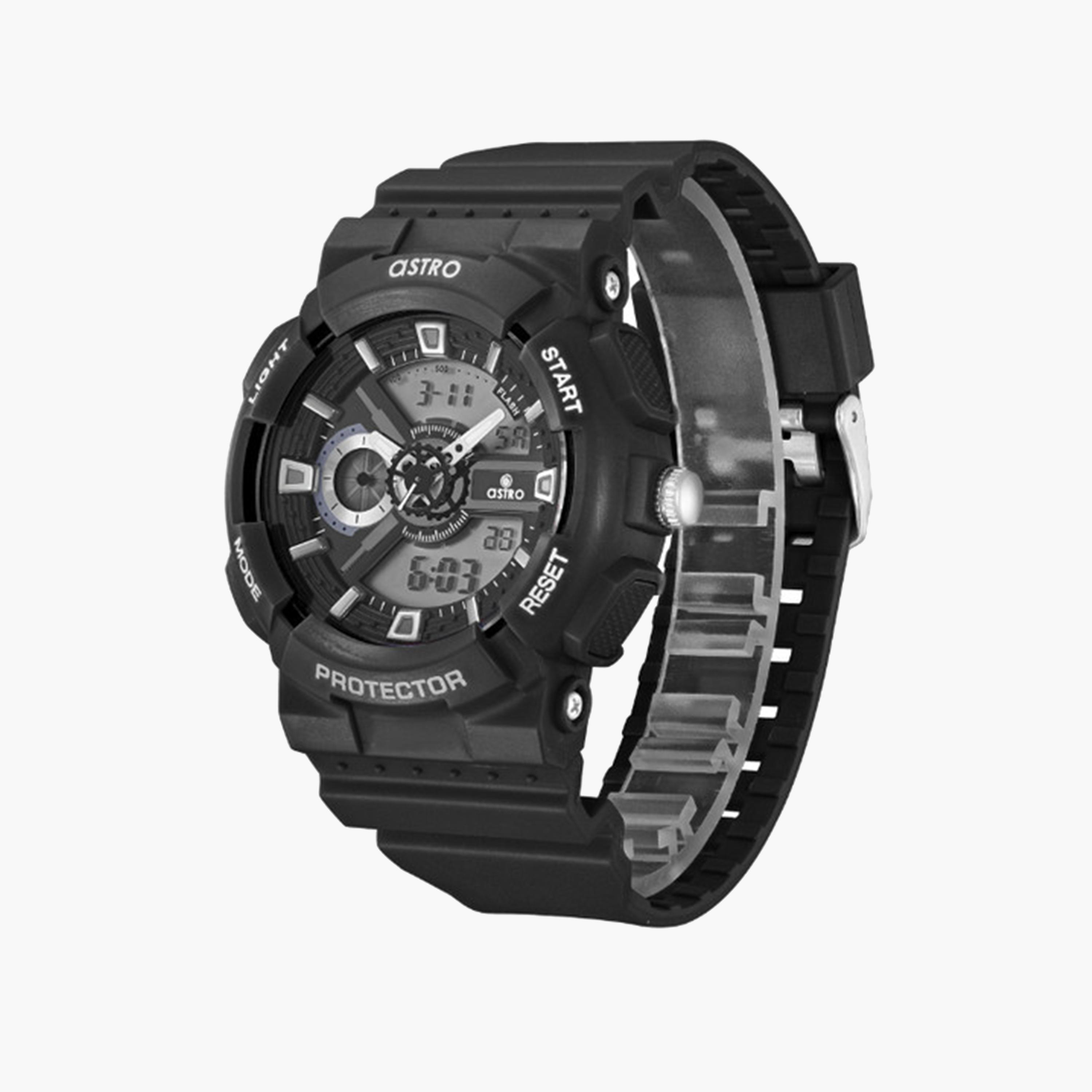 Astro Kids 48 MM Black Analog-Digital Silicone Strap Watch | A24807-PPBB-girls-accessories-watches-image-3