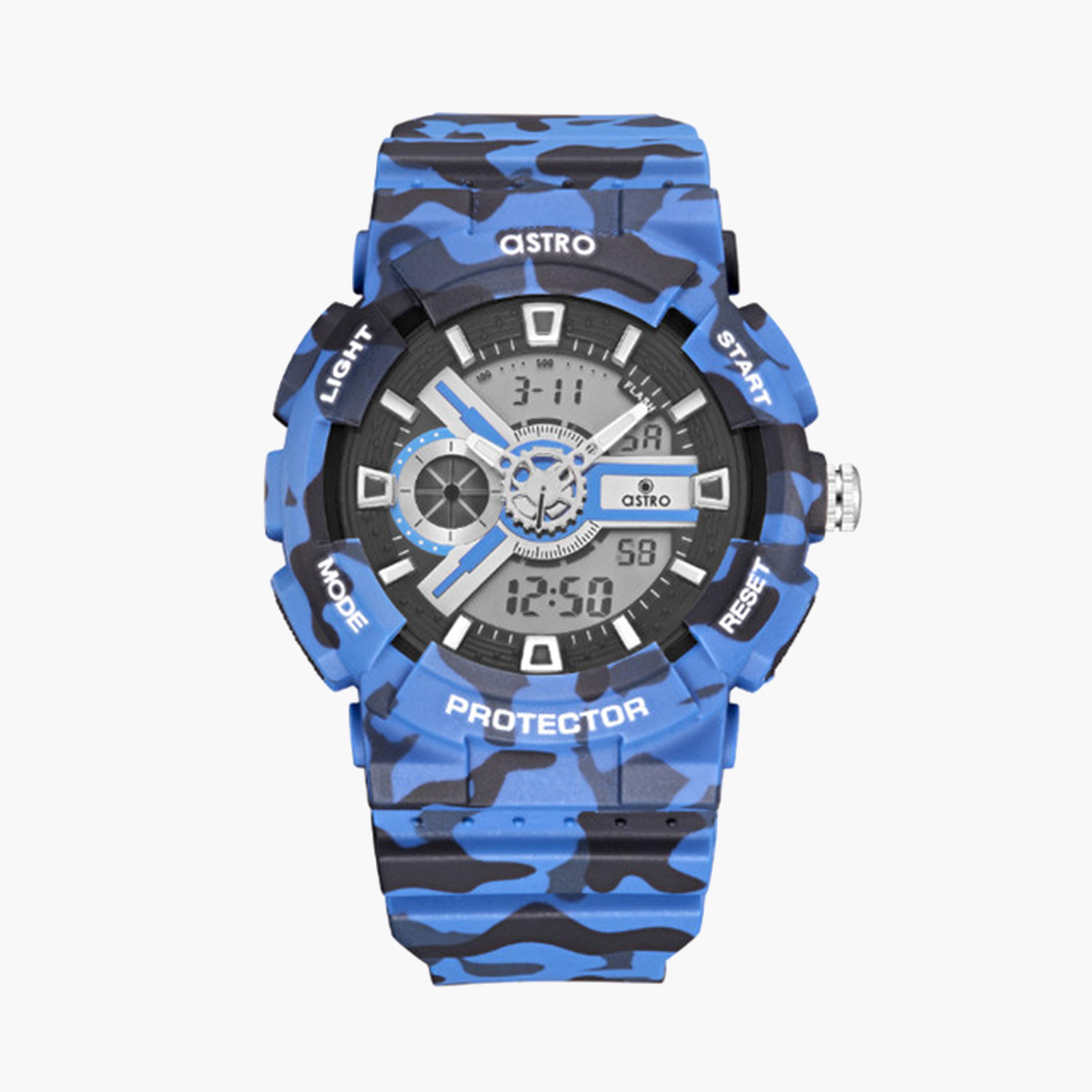 Astro Kids 48 MM Multicolour Analog-Digital Silicone Strap Watch | A24807-PPNB-girls-accessories-watches-image-1