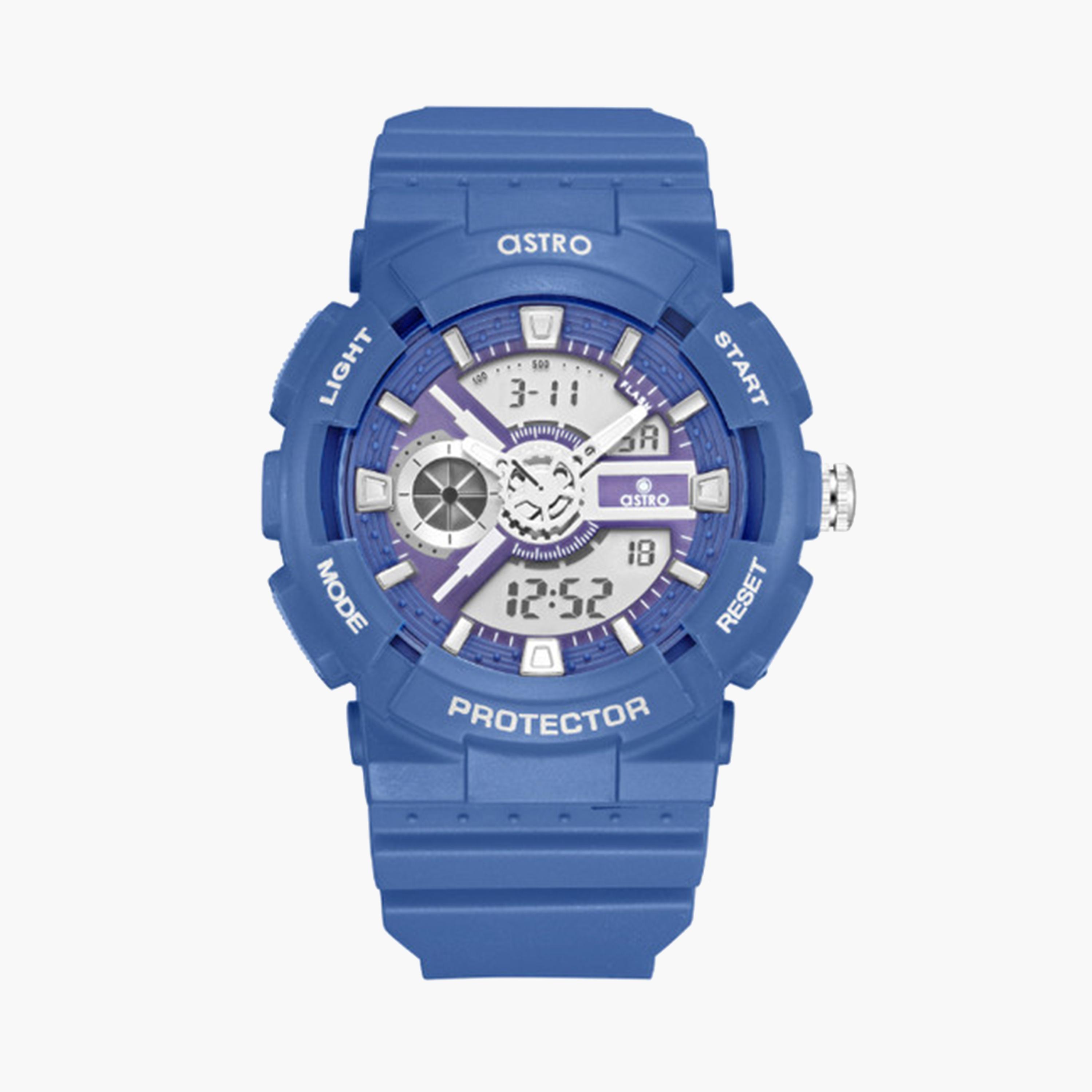 Astro Kids 48 MM Blue Analog-Digital Silicone Strap Watch | A24807-PPNN-girls-accessories-watches-image-1