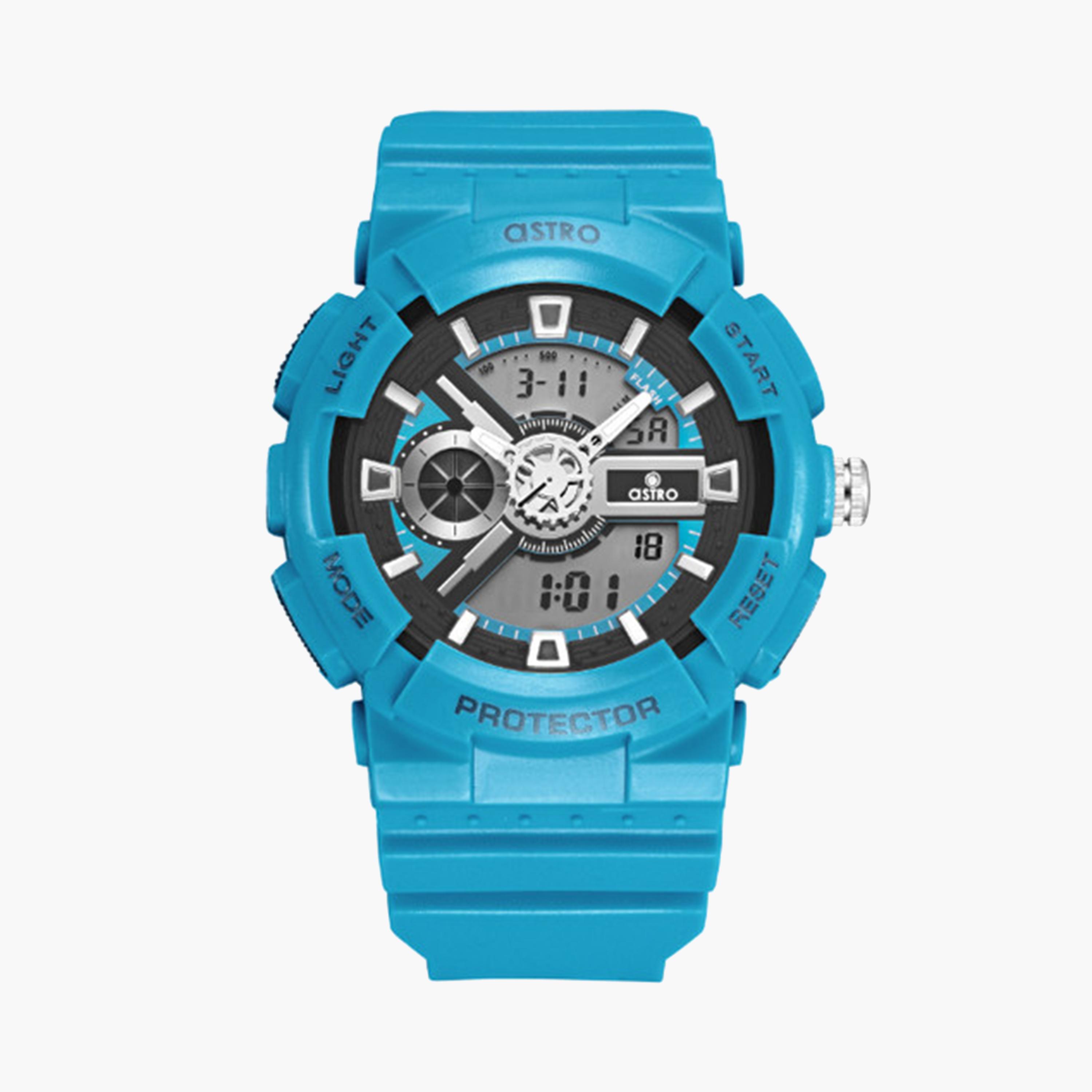 Astro Kids 48 MM Green Analog-Digital Silicone Strap Watch | A24807-PPJJ-girls-accessories-watches-image-1