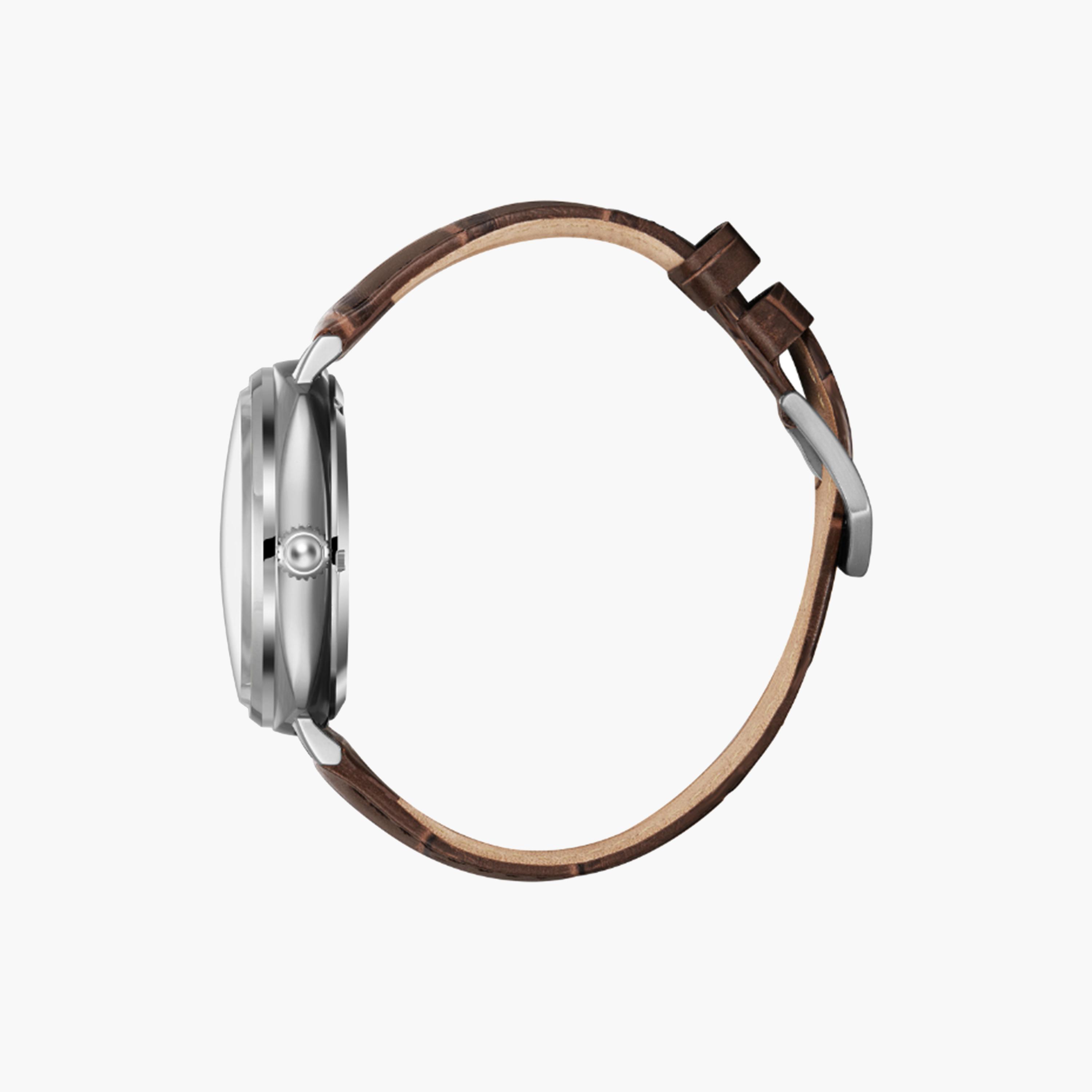 بيفرلي هيلز بولو كلوب- ساعة للرجال 44 ملم أوتوماتيكية بنية بحزام جلدي | BP3687X.392-men-watchesandjewellery-watches-image-3