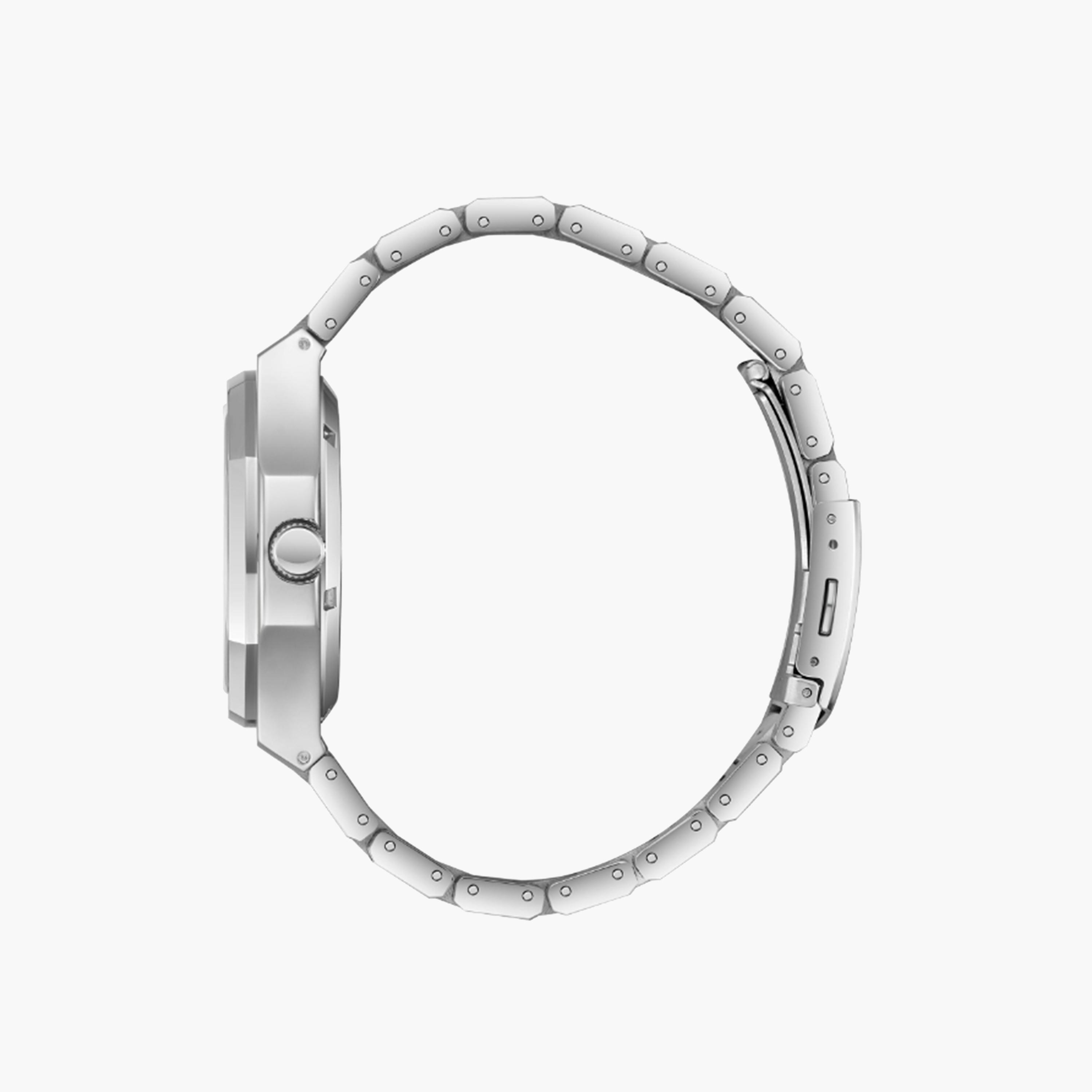 Beverly Hills Polo Club Men's 43 MM Silver Automatic Metal Strap Watch | BP3686X.390-men-watchesandjewellery-watches-image-3