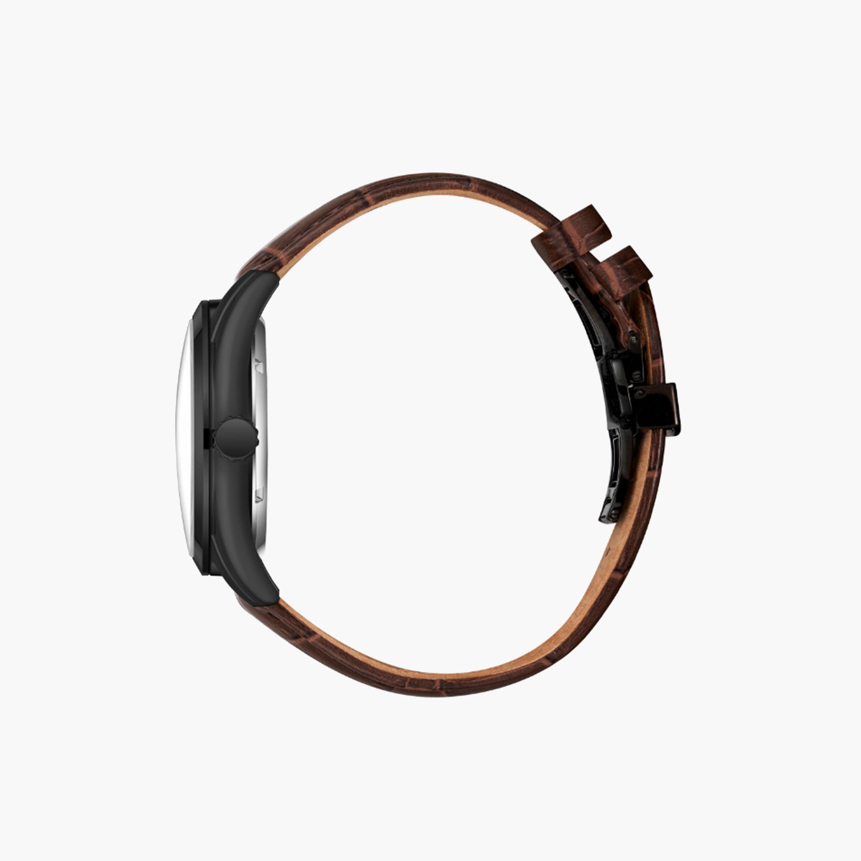 بيفرلي هيلز بولو كلوب- ساعة للرجال 44 ملم أوتوماتيكية بنية بحزام جلدي | BP3662X.652-men-watchesandjewellery-watches-image-3