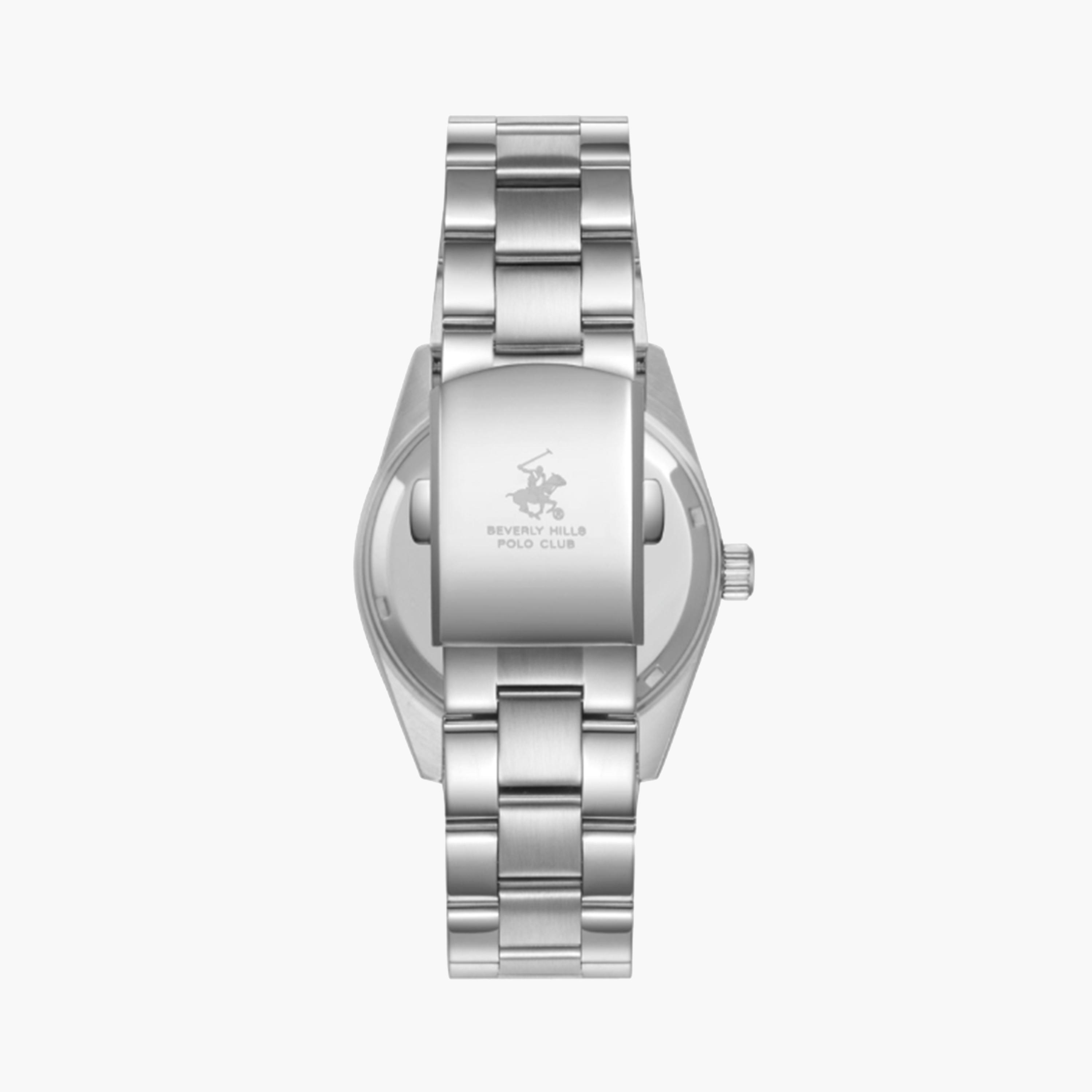 بيفرلي هيلز بولو كلوب- ساعة للرجال 41 ملم تناظرية فضية بحزام معدني | BP3664X.330-men-watchesandjewellery-watches-image-2
