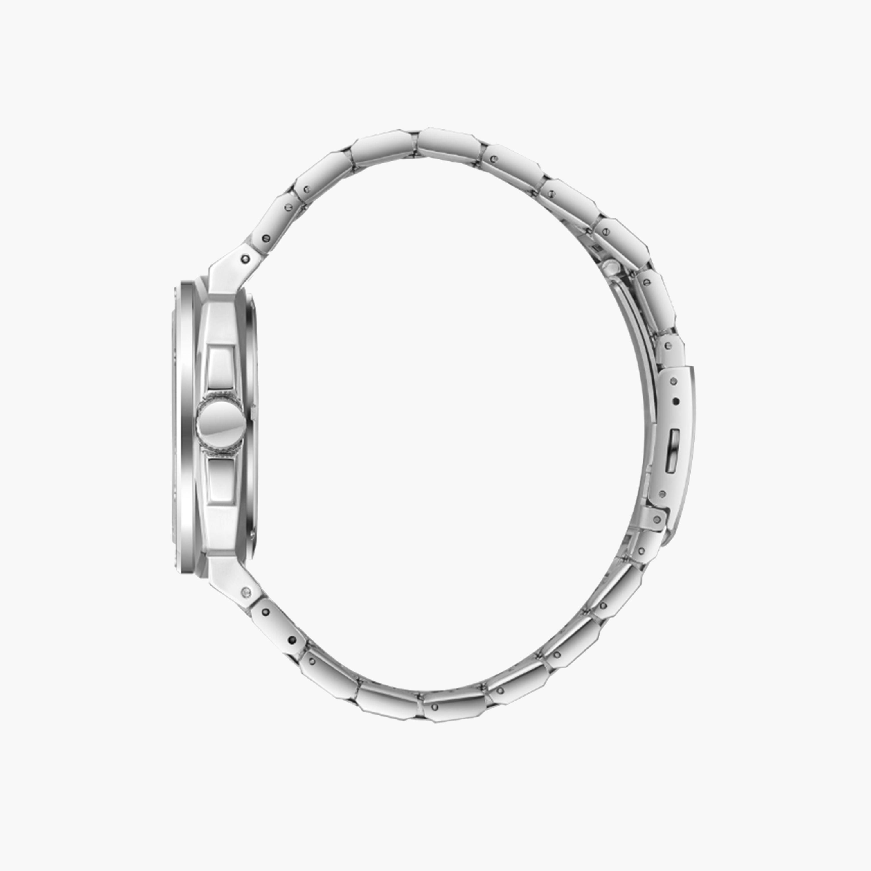 Beverly Hills Polo Club Men's 42 MM Silver Analog Metal Strap Watch | BP3655X.301-men-watchesandjewellery-watches-image-3