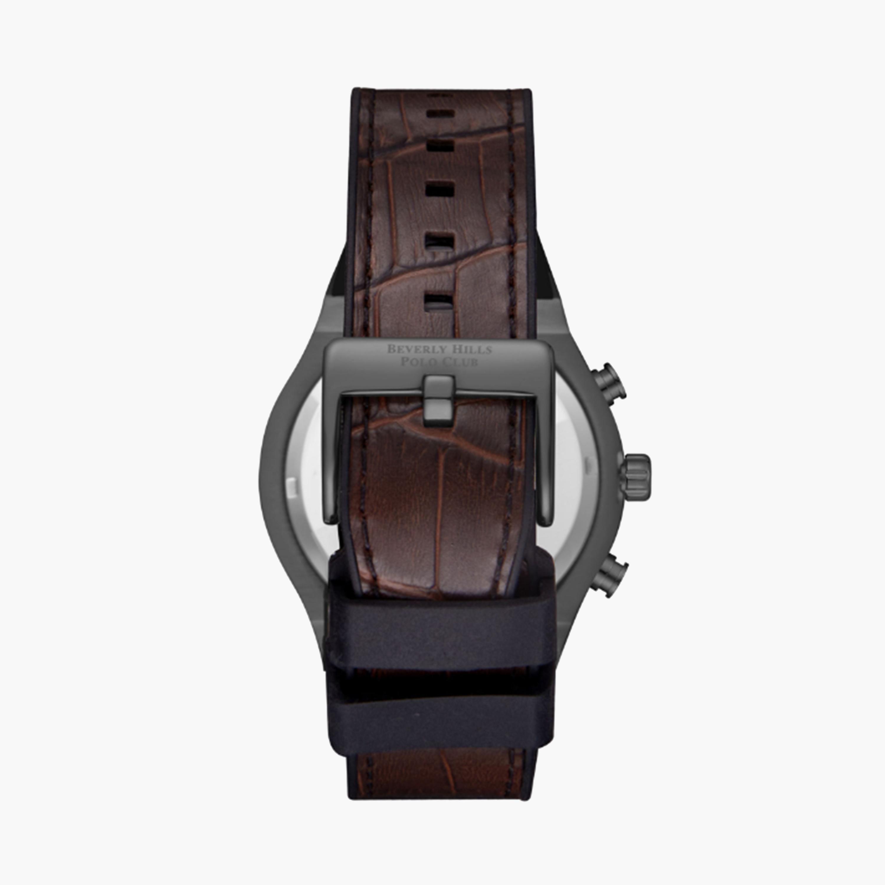 بيفرلي هيلز كلوب- ساعة كرونوغراف بسوار جلدي بني للرجال مقاس 45 مم | BP3690X.062-men-watchesandjewellery-watches-image-2