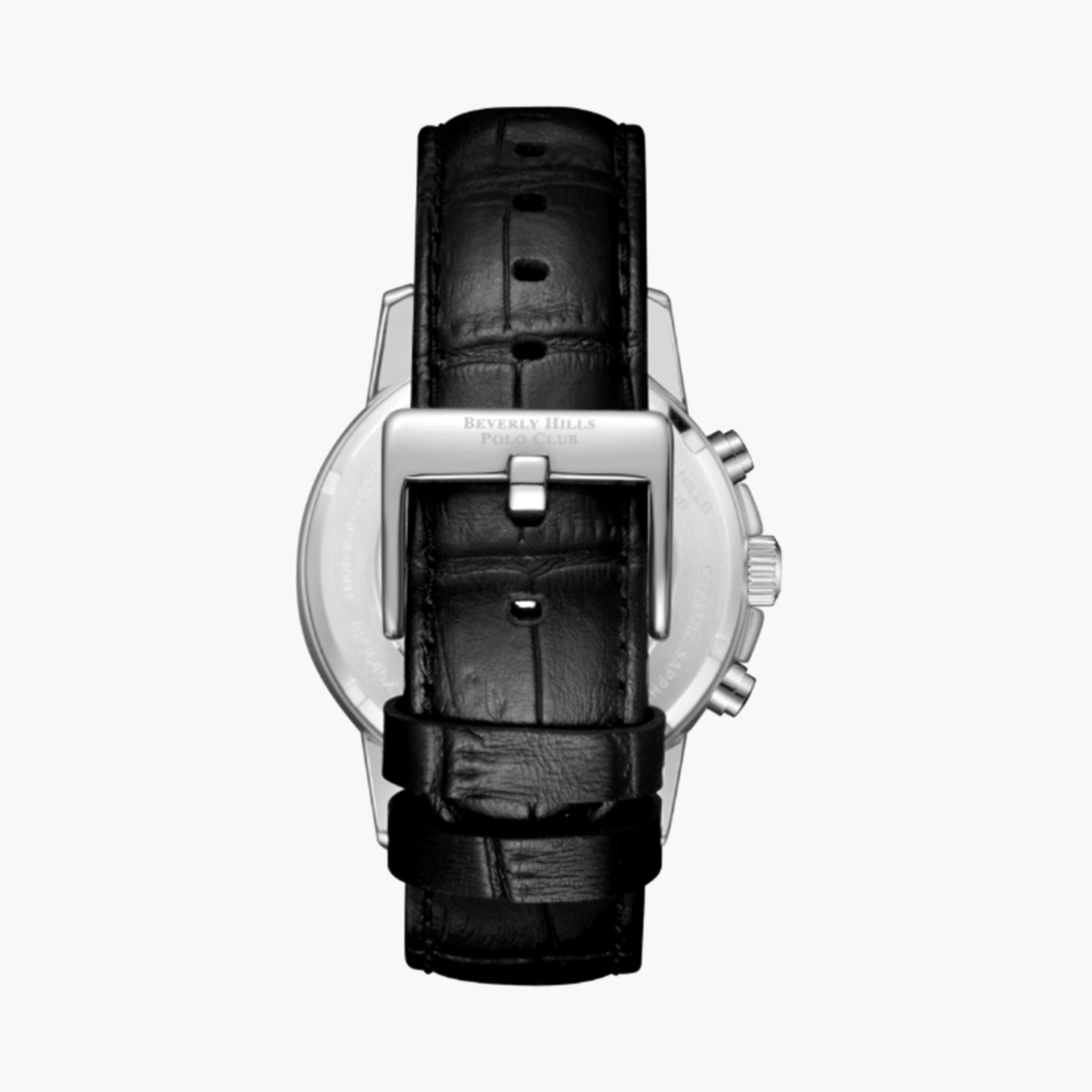 بيفرلي هيلز كلوب- ساعة كرونوغراف بسوار جلدي أسود للرجال مقاس 44 مم | BP3646X.351-men-watchesandjewellery-watches-image-4