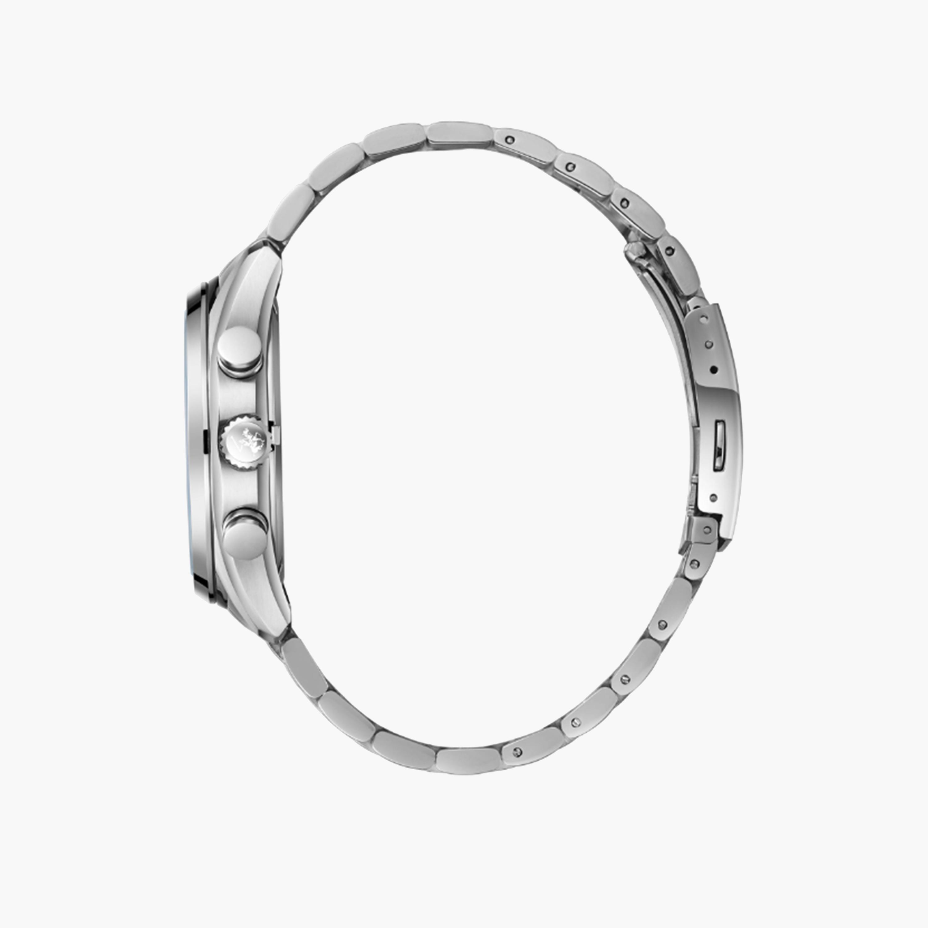 بيفرلي هيلز بولو كلوب- ساعة للرجال 42 ملم كرونوغراف فضية بحزام معدني | BP3698X.330-men-watchesandjewellery-watches-image-3