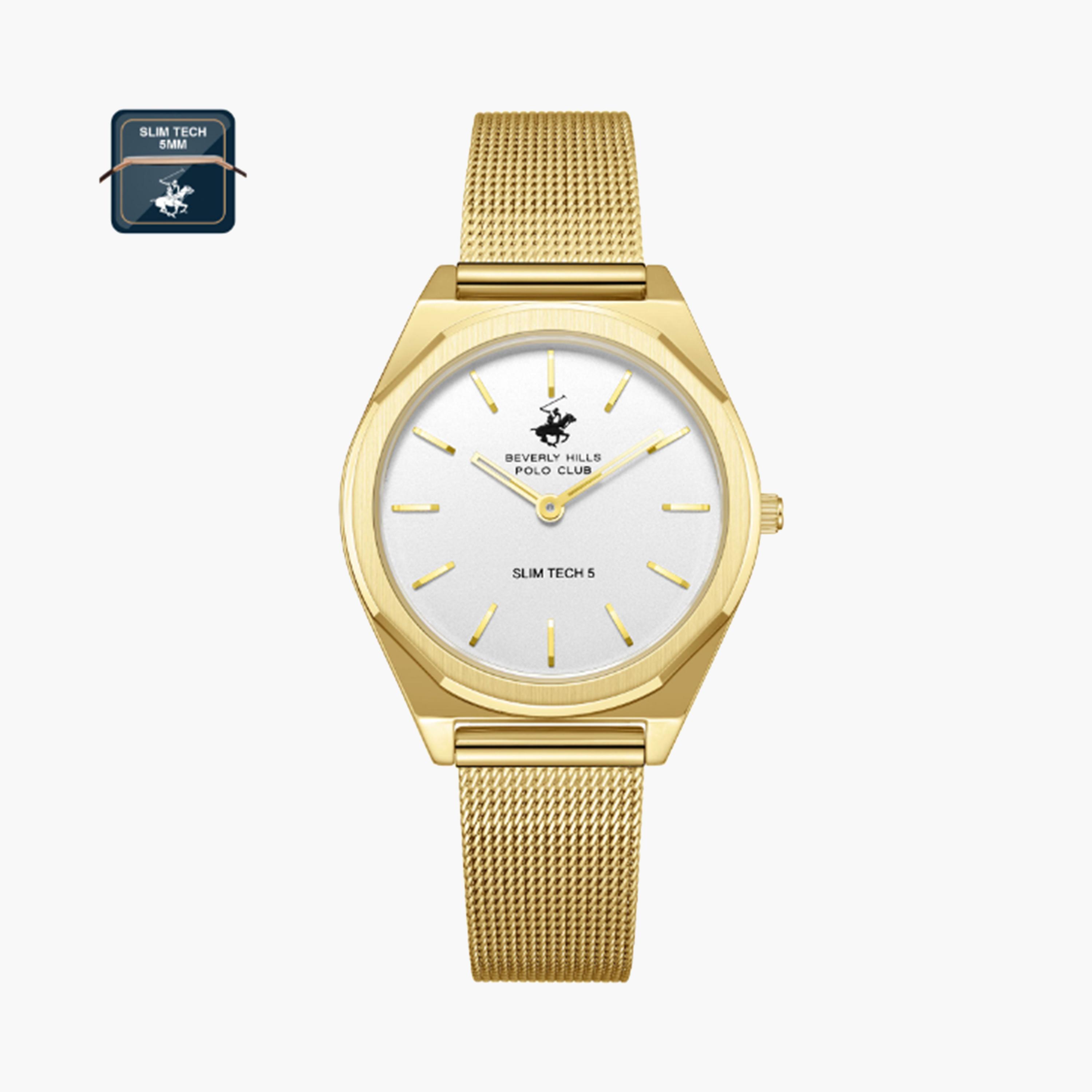 بيفرلي هيلز بولو كلوب- ساعة للنساء 31 ملم تناظرية بحزام معدني فضي | BP3711X.130-women-watchesandjewellery-watches-image-1