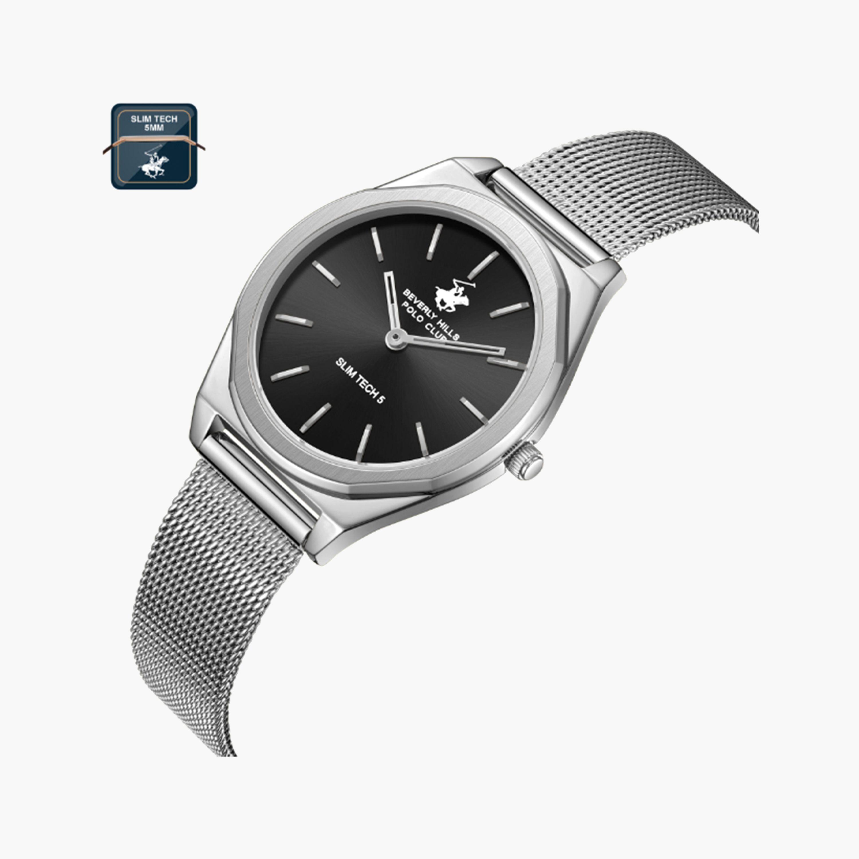 بيفرلي هيلز بولو كلوب- ساعة للنساء 31 ملم تناظرية بحزام معدني فضي | BP3711X.350-women-watchesandjewellery-watches-image-3