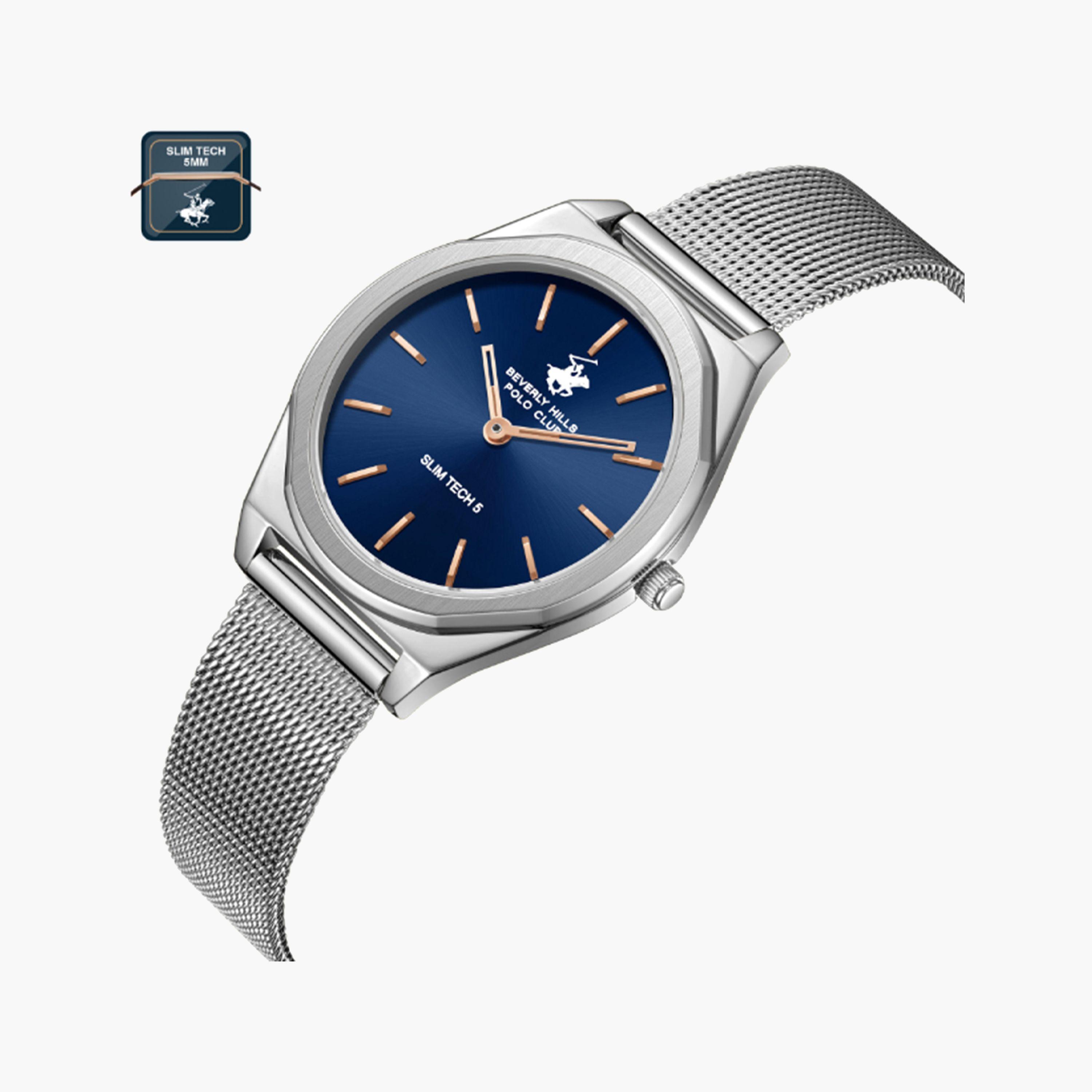 بيفرلي هيلز بولو كلوب- ساعة للنساء 31 ملم تناظرية بحزام معدني فضي | BP3711X.390-women-watchesandjewellery-watches-image-3