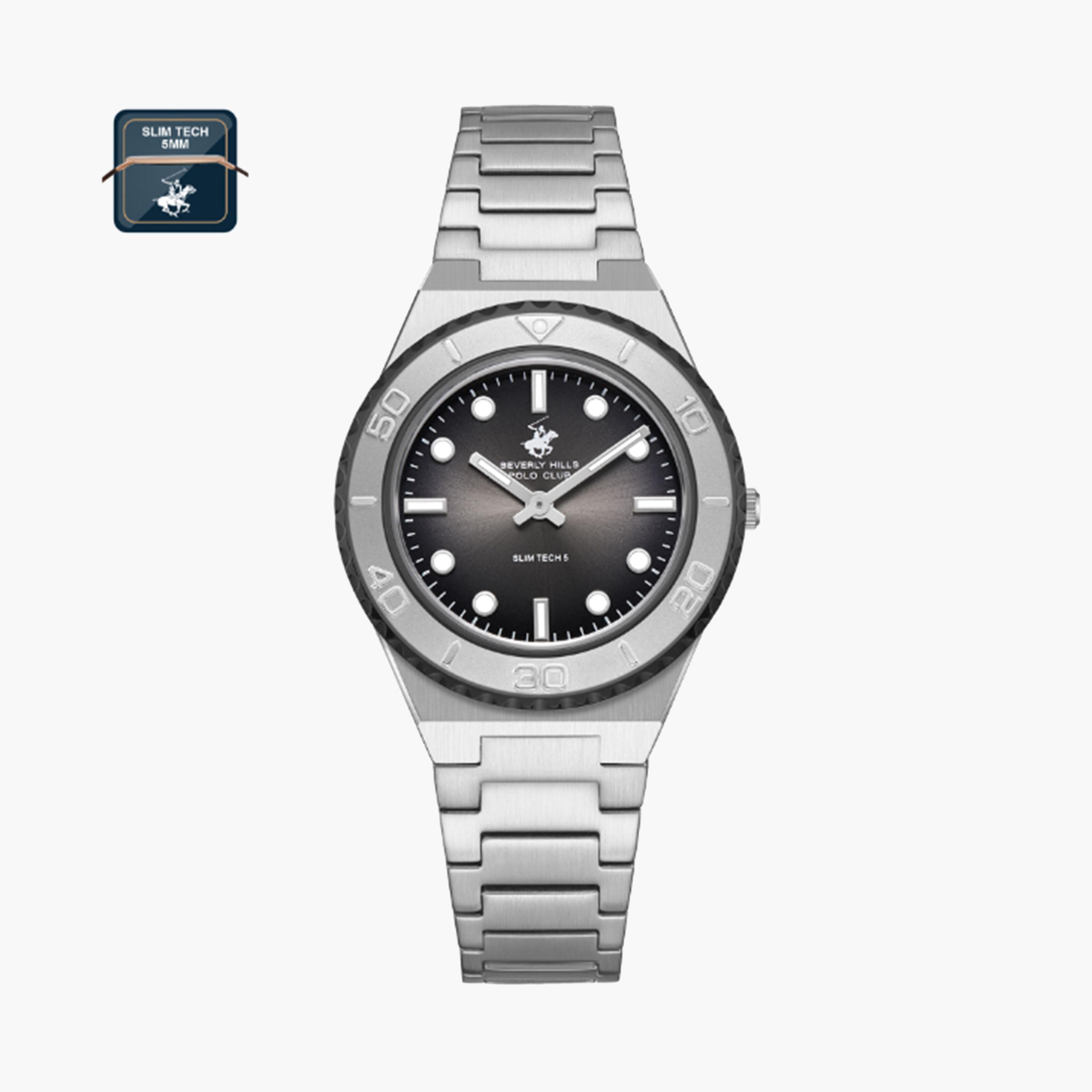 Beverly Hills Polo Club Women's 34 MM Silver Analog Metal Strap Watch | BP3713X.360-women-watchesandjewellery-watches-image-1