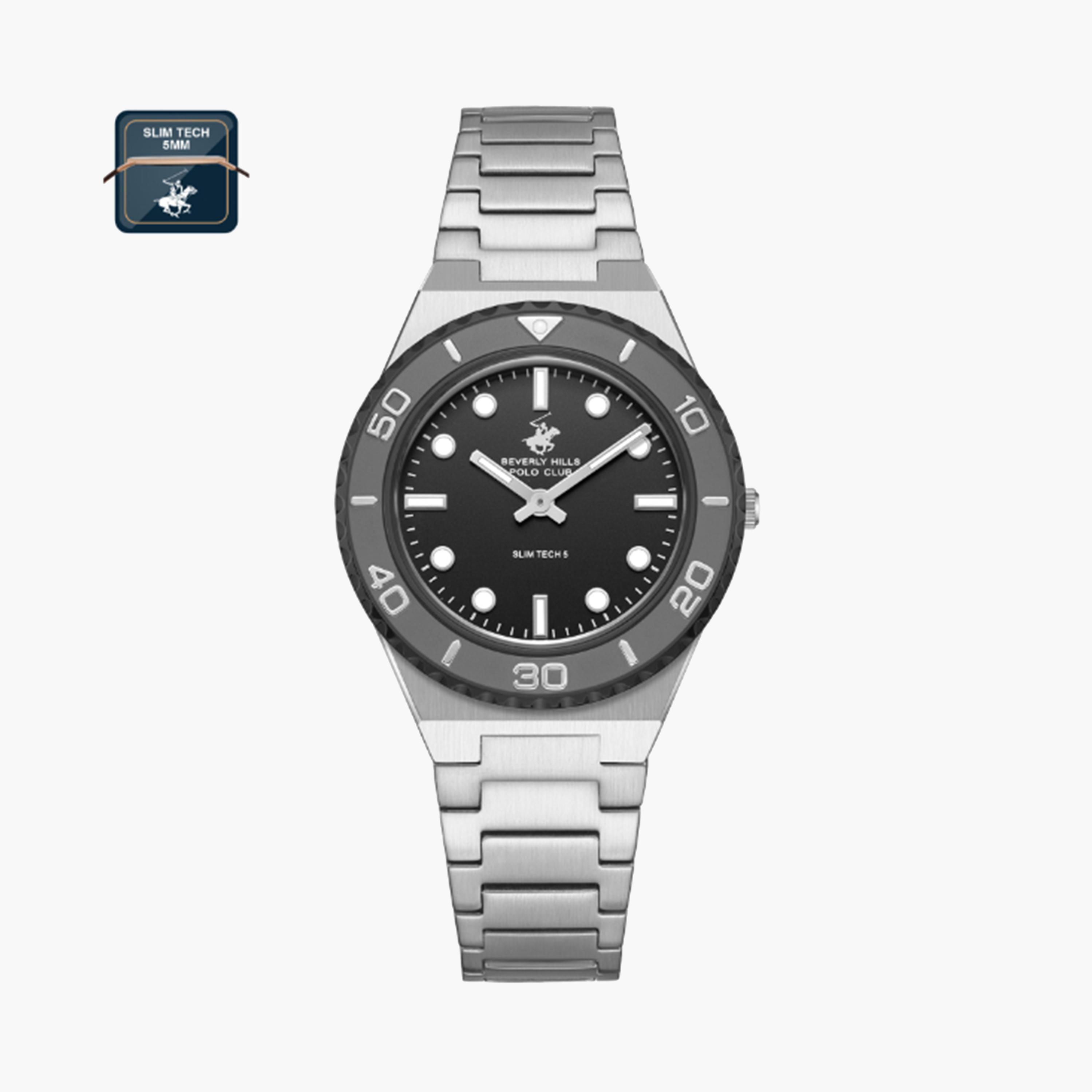 Beverly Hills Polo Club Women's 34 MM Silver Analog Metal Strap Watch | BP3713X.350-women-watchesandjewellery-watches-image-1