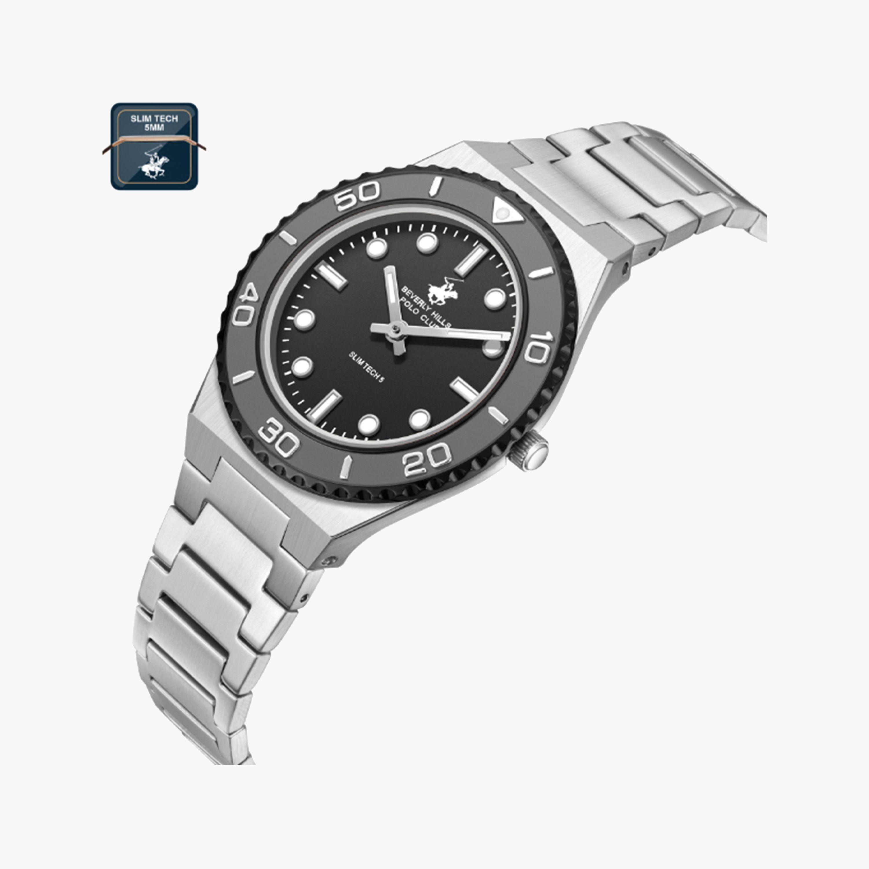 بيفرلي هيلز بولو كلوب- ساعة للنساء فضية تناظرية بسوار معدني 34 مم | BP3713X.350-women-watchesandjewellery-watches-image-3