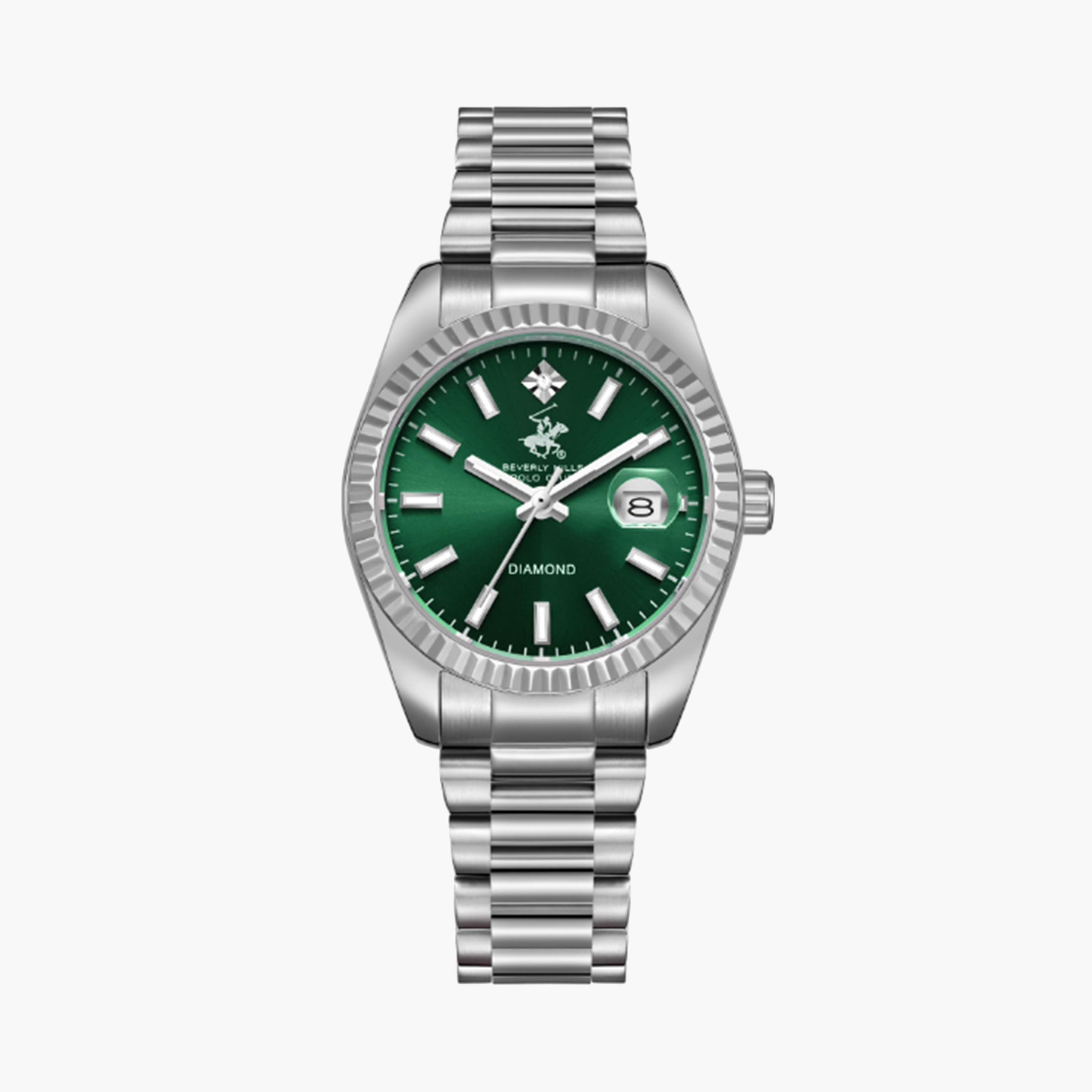 Beverly Hills Polo Club Women's 28 MM Silver Analog Metal Strap Watch | BP3650X.370-women-watchesandjewellery-watches-image-1