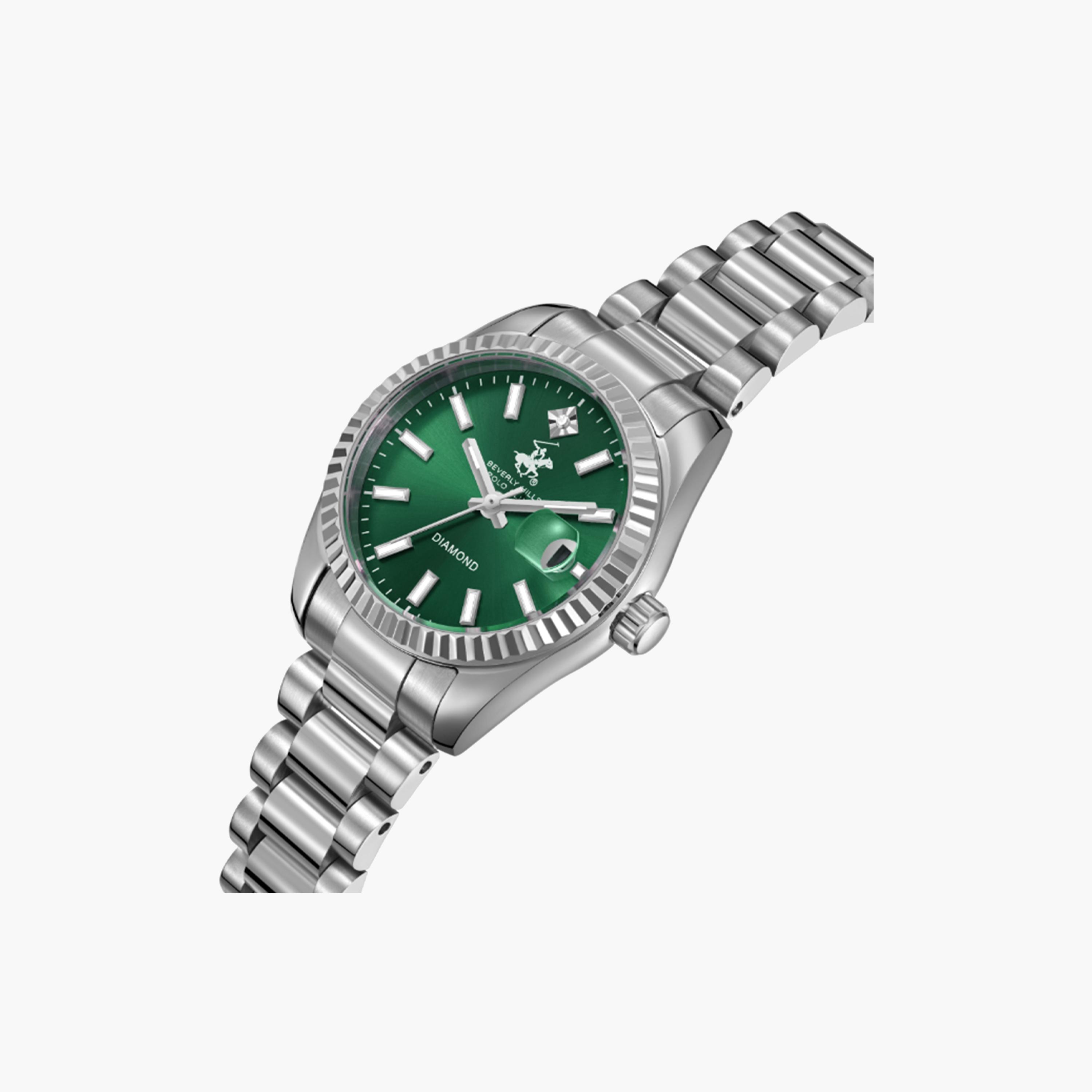 Beverly Hills Polo Club Women's 28 MM Silver Analog Metal Strap Watch | BP3650X.370-women-watchesandjewellery-watches-image-4
