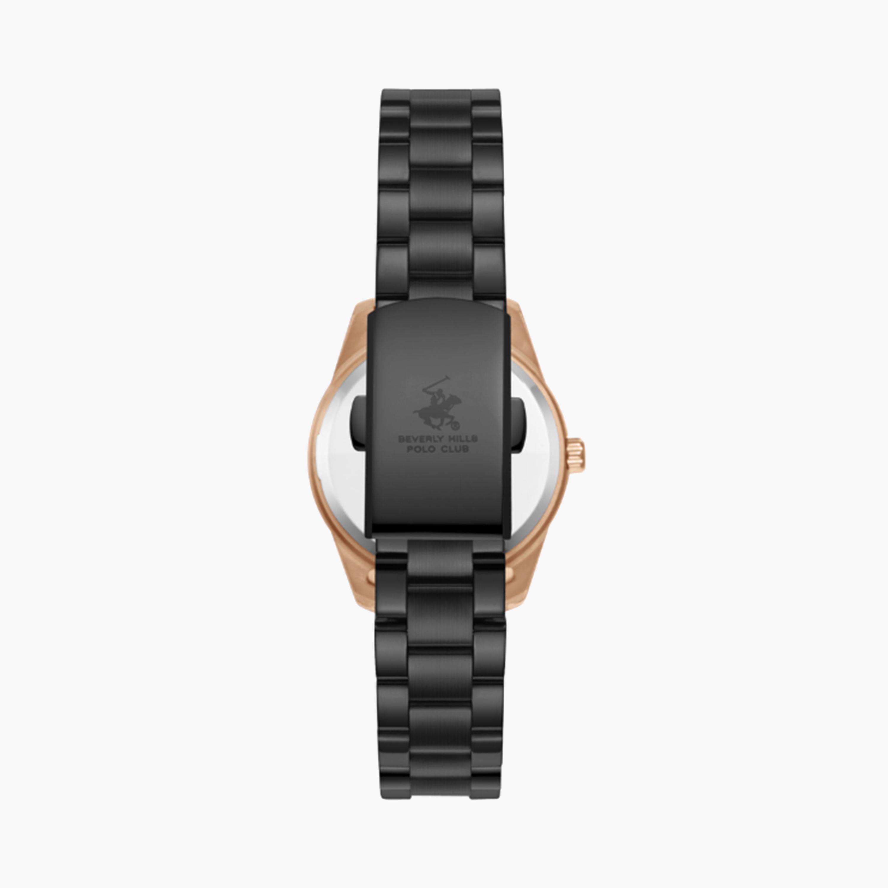 بيفرلي هيلز كلوب- ساعة للنساء سوداء تناظرية بسوار معدني 33 مم | BP3643X.851-women-watchesandjewellery-watches-image-4